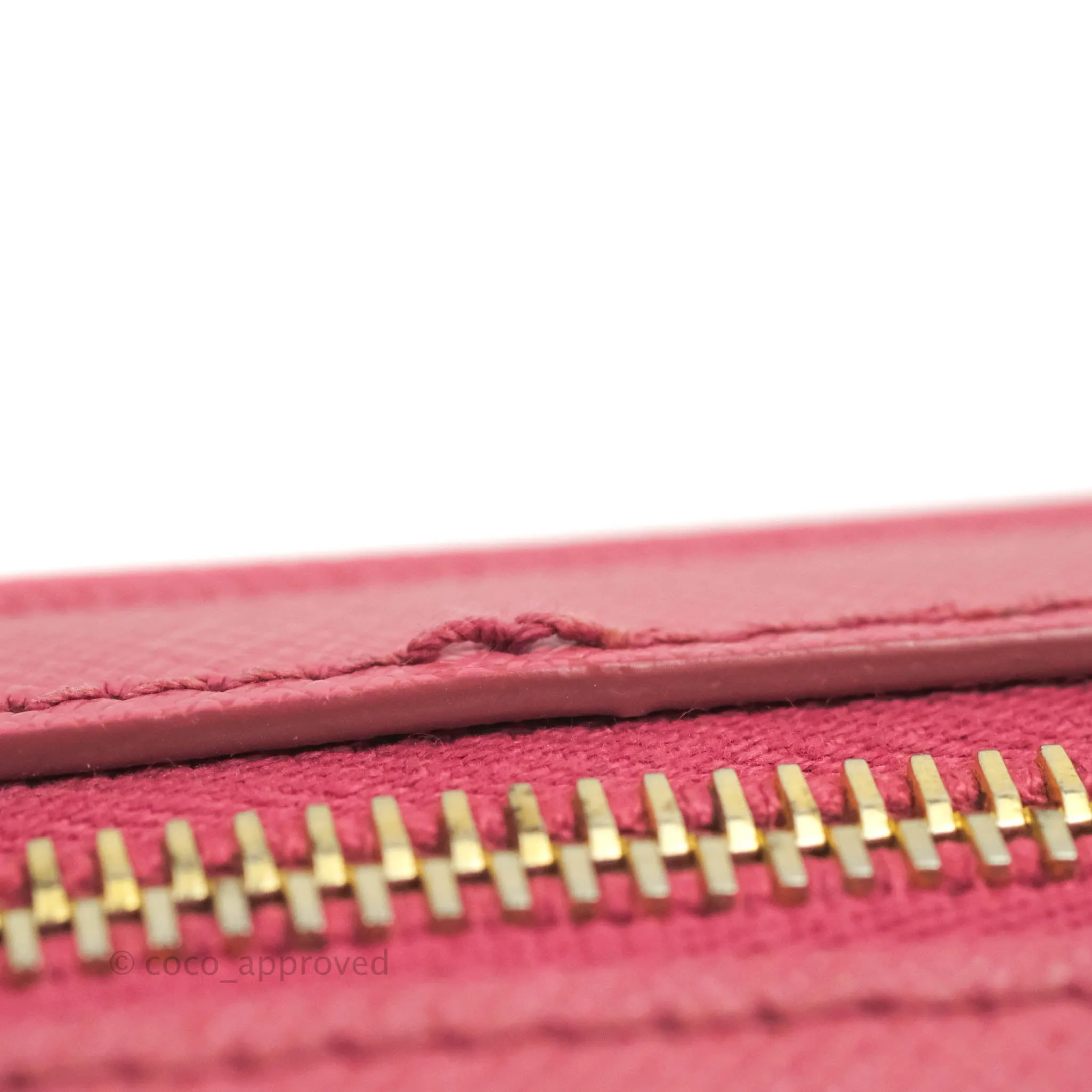 Prada Saffiano Mini Camera Bag in Red Gold Hardware