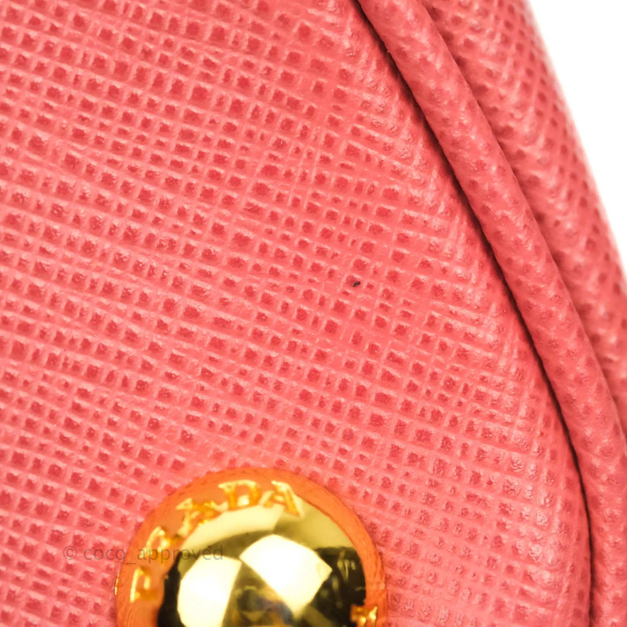 Prada Small Lux Galleria Bag Tamaris Saffiano Gold Hardware