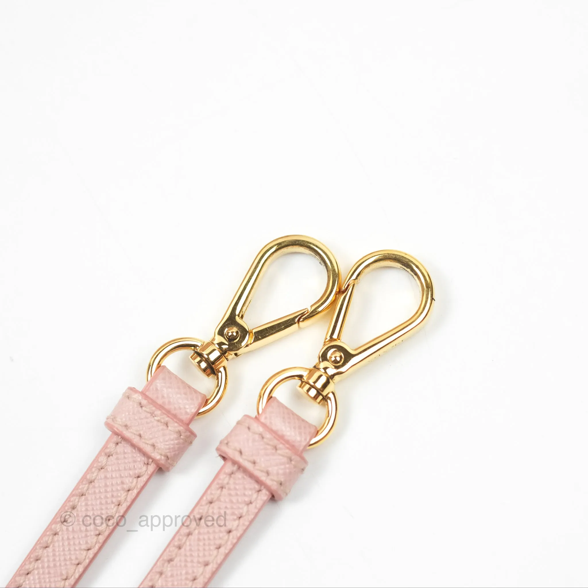 Prada Small Promenade Bag Saffiano Lux Light Pink