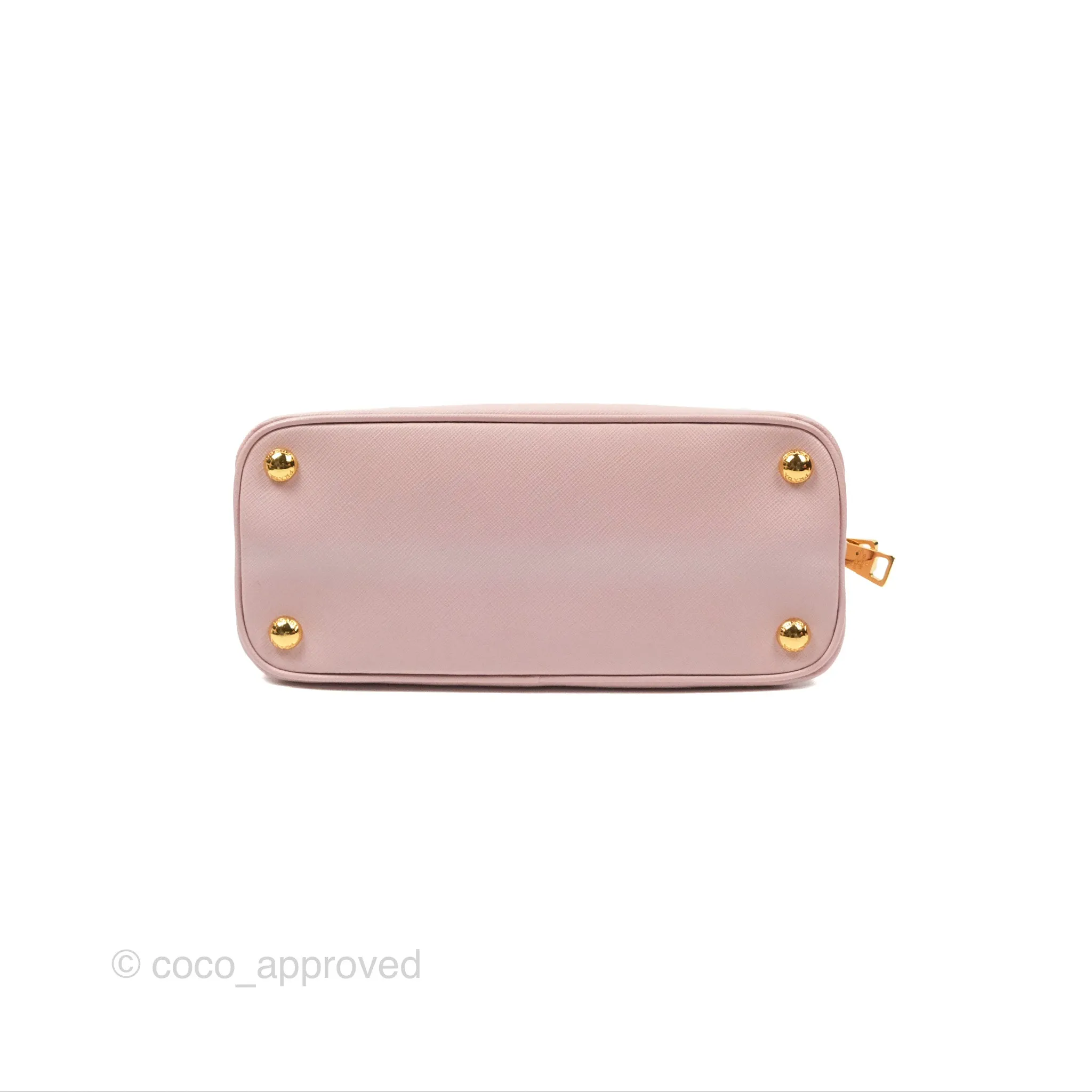 Prada Small Promenade Bag Saffiano Lux Light Pink