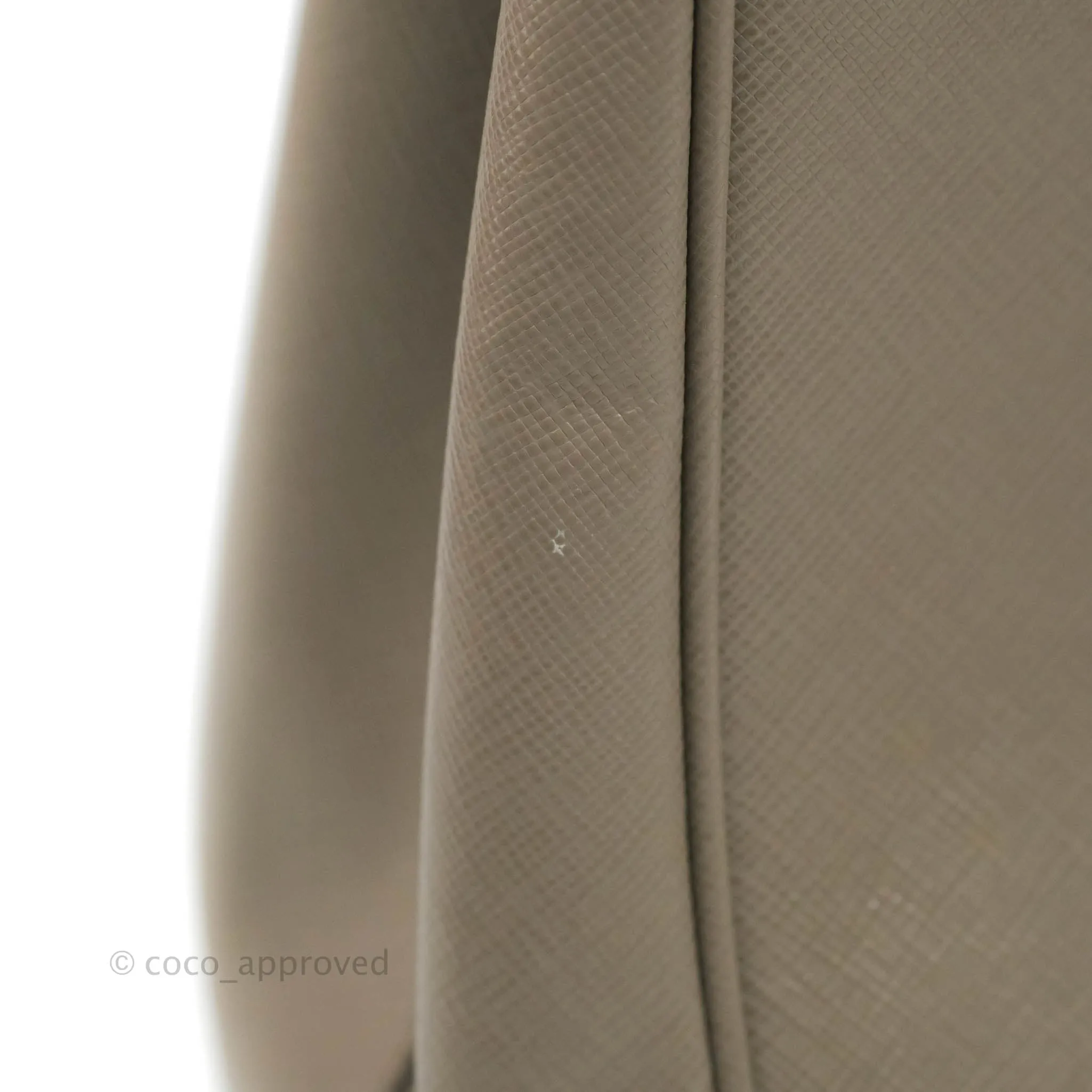 Prada Small Saffiano Lux Galleria Bag Argilla