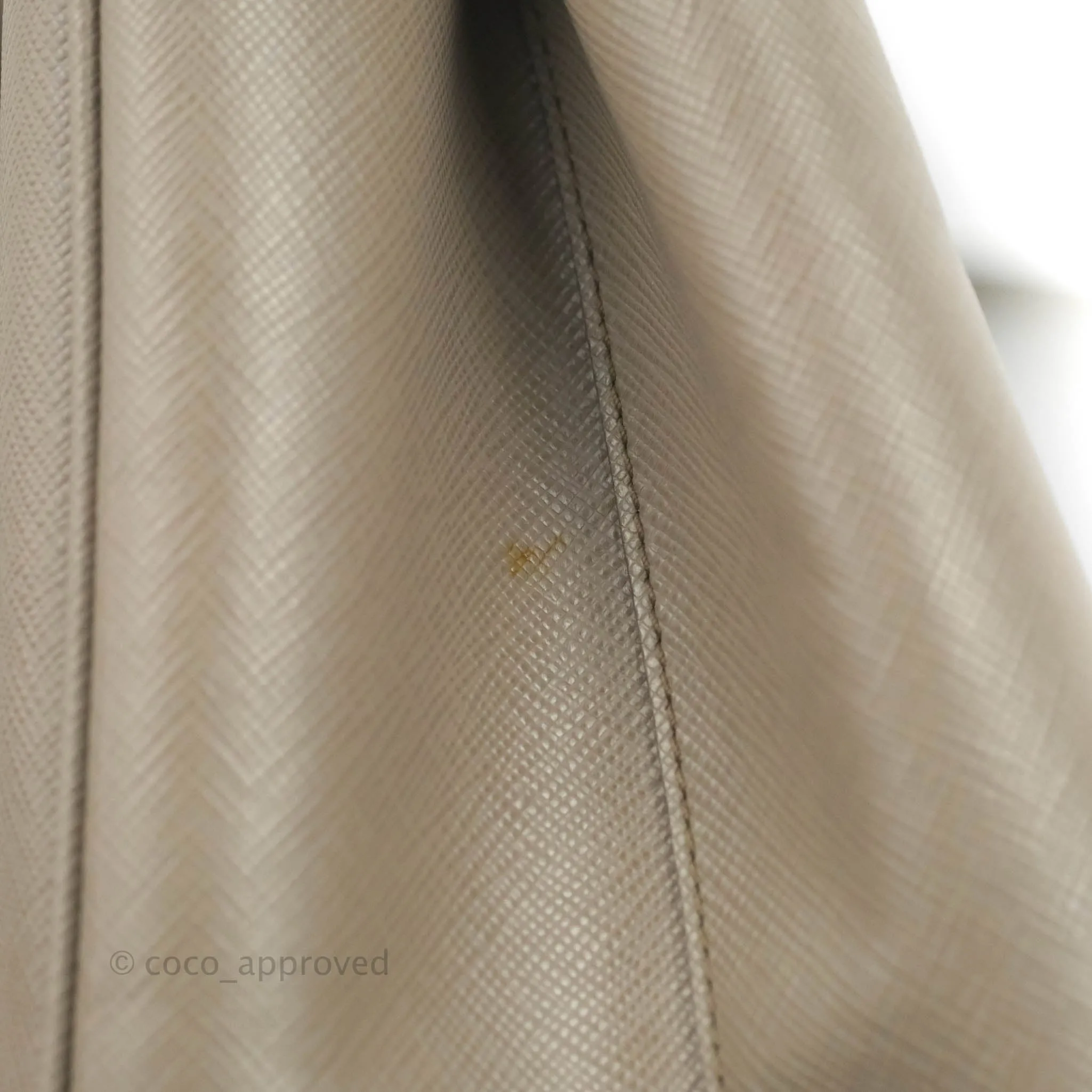 Prada Small Saffiano Lux Galleria Bag Argilla