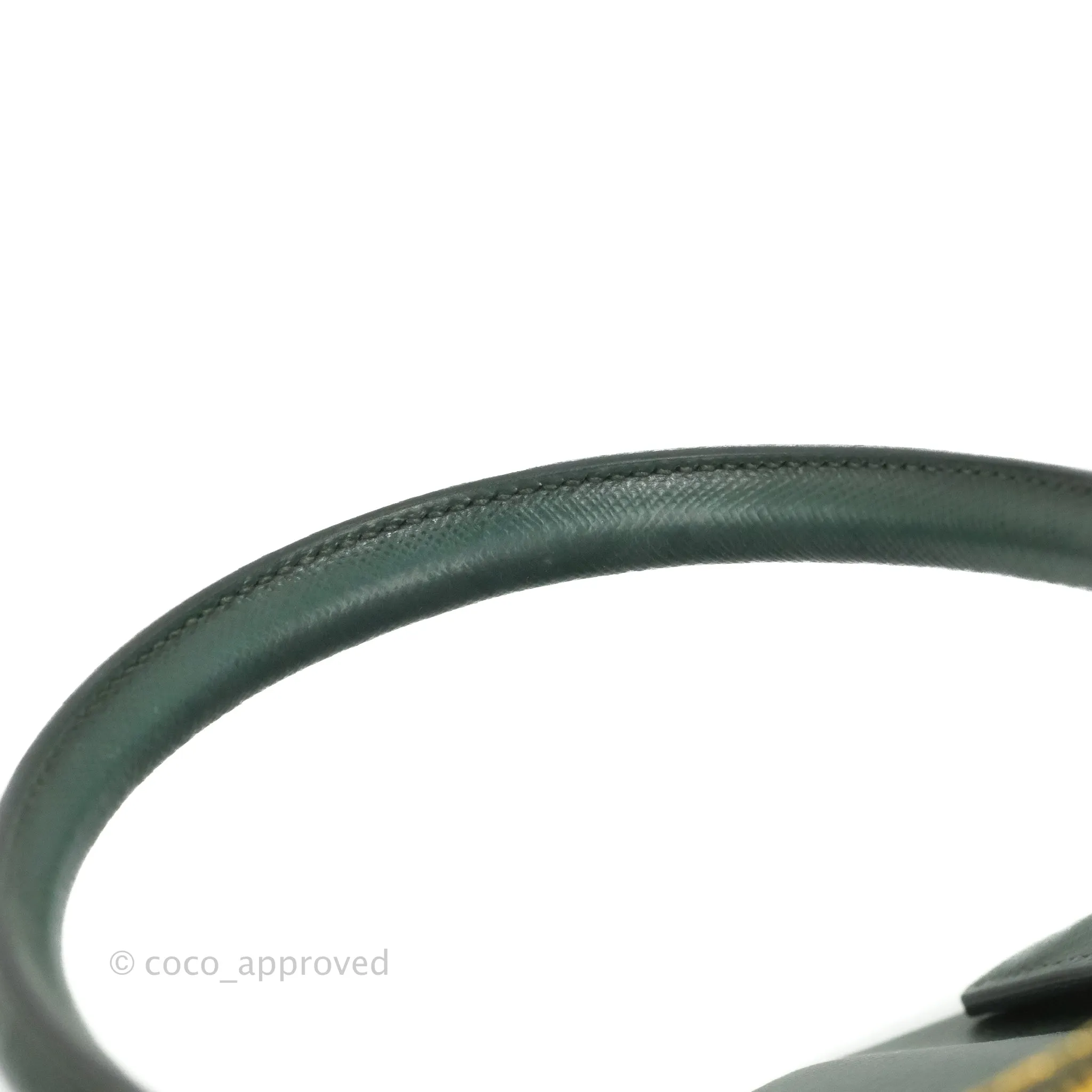 Prada Small Saffiano Lux Galleria Bag Emerald