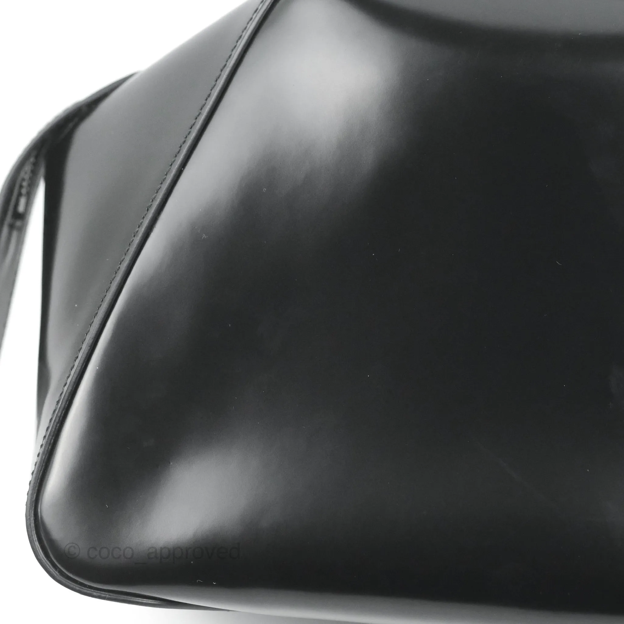 Prada Small Supernova Handbag Brushed Leather Black