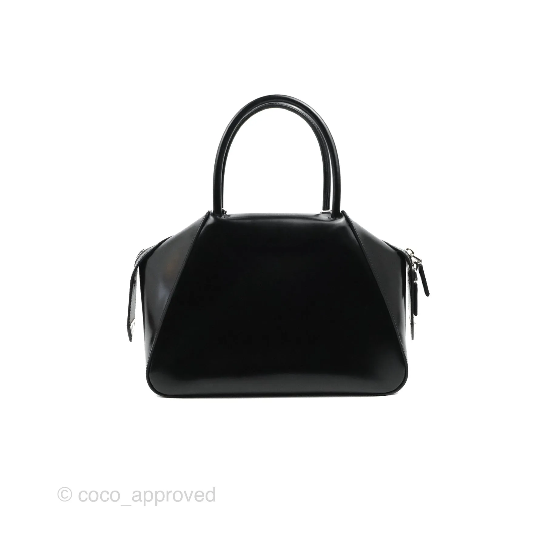 Prada Small Supernova Handbag Brushed Leather Black