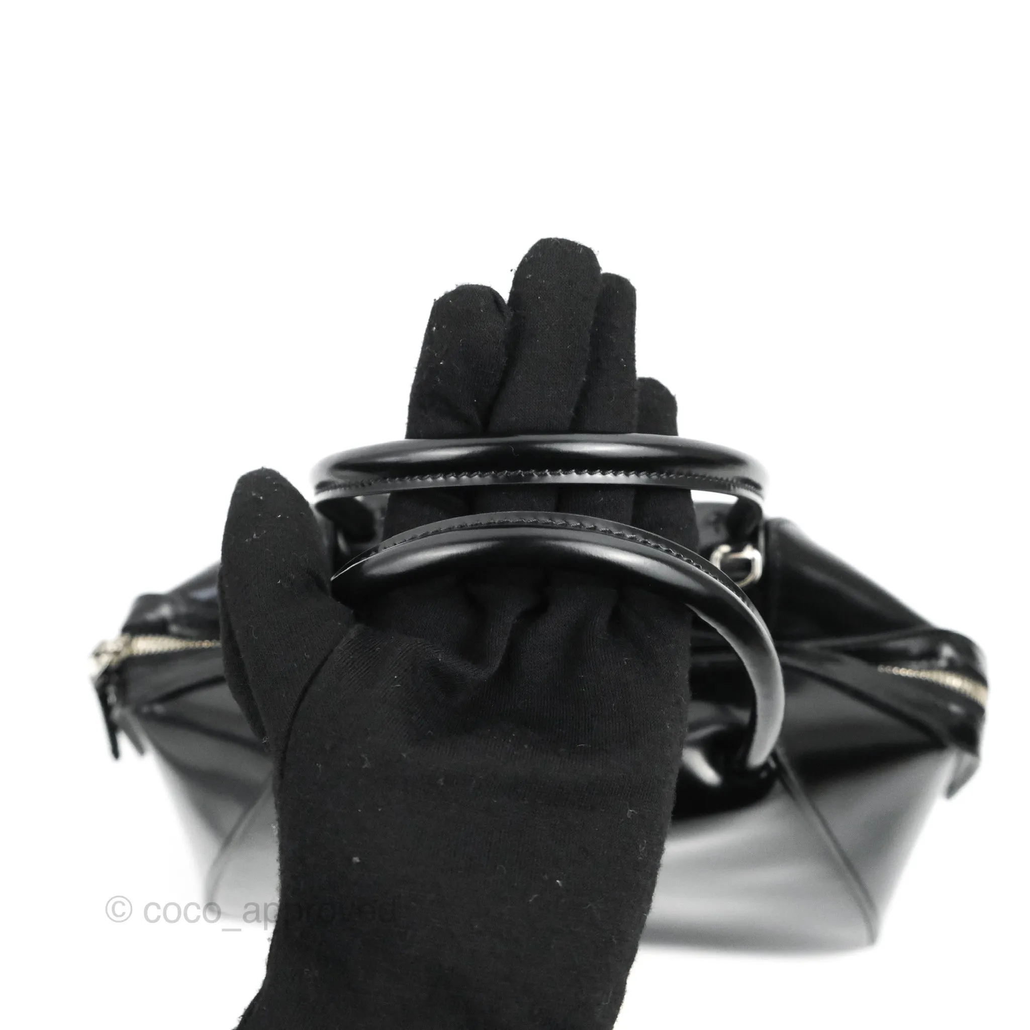 Prada Small Supernova Handbag Brushed Leather Black