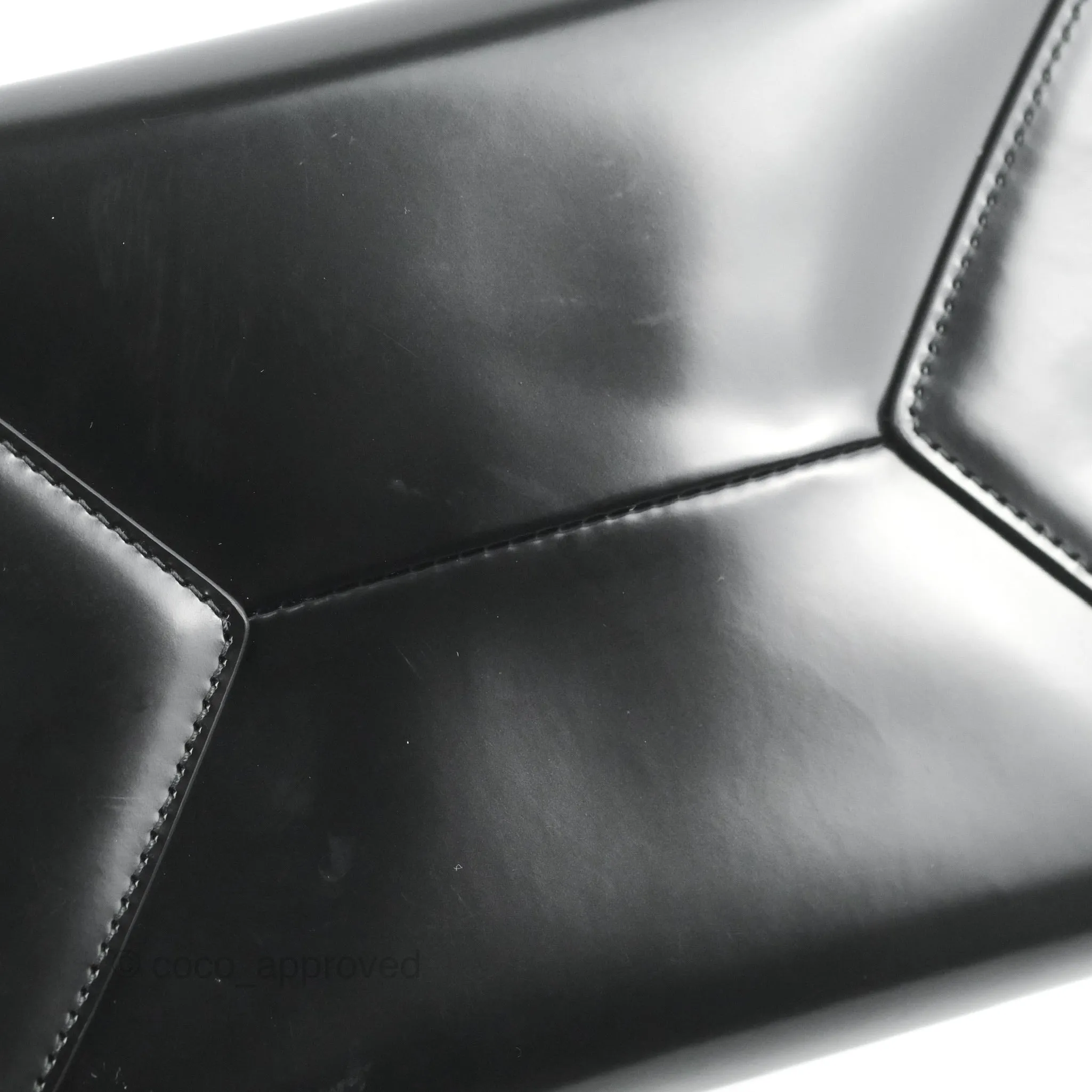Prada Small Supernova Handbag Brushed Leather Black