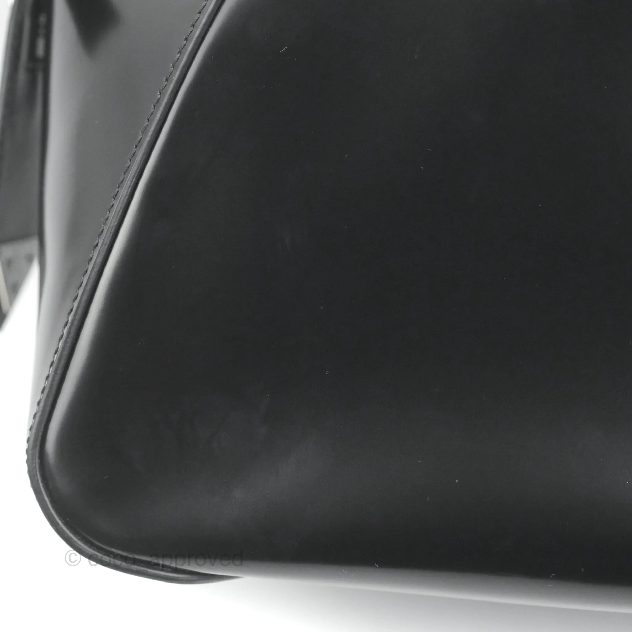 Prada Small Supernova Handbag Brushed Leather Black