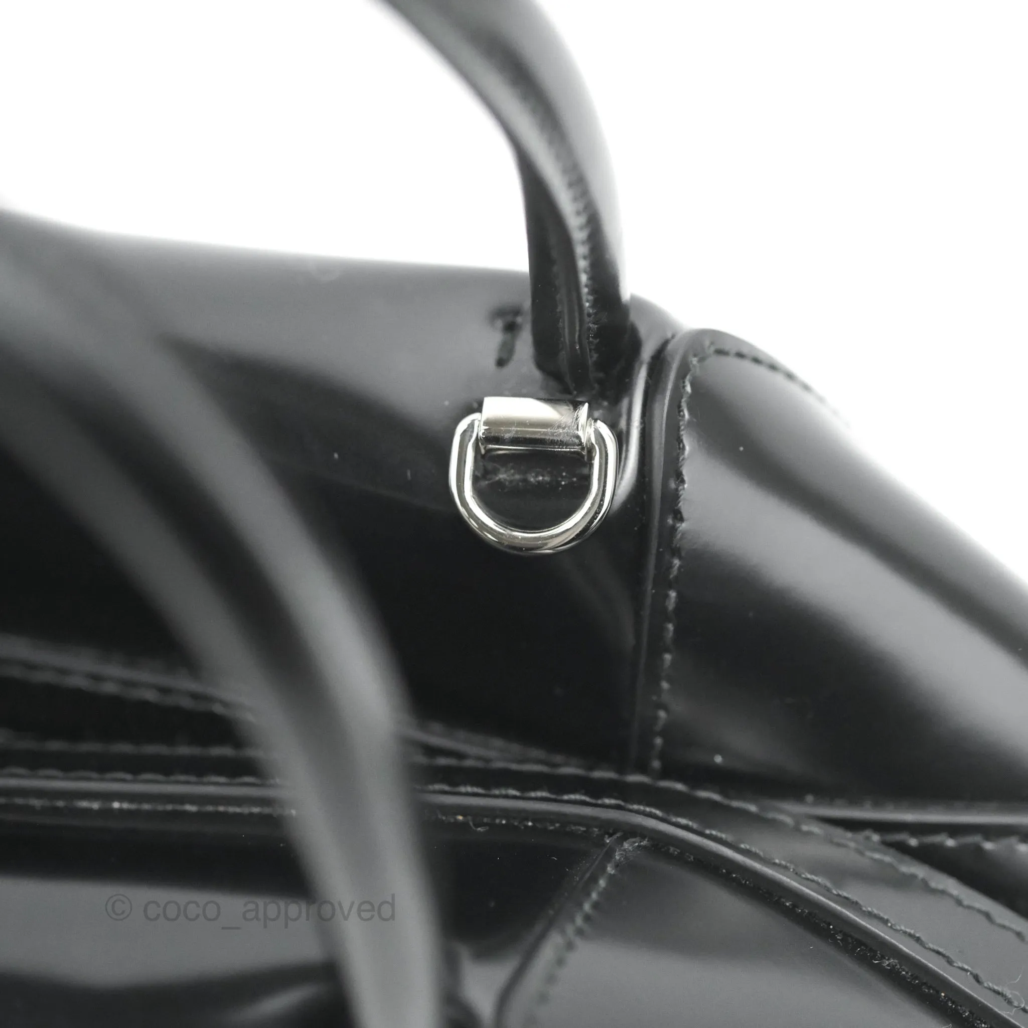 Prada Small Supernova Handbag Brushed Leather Black