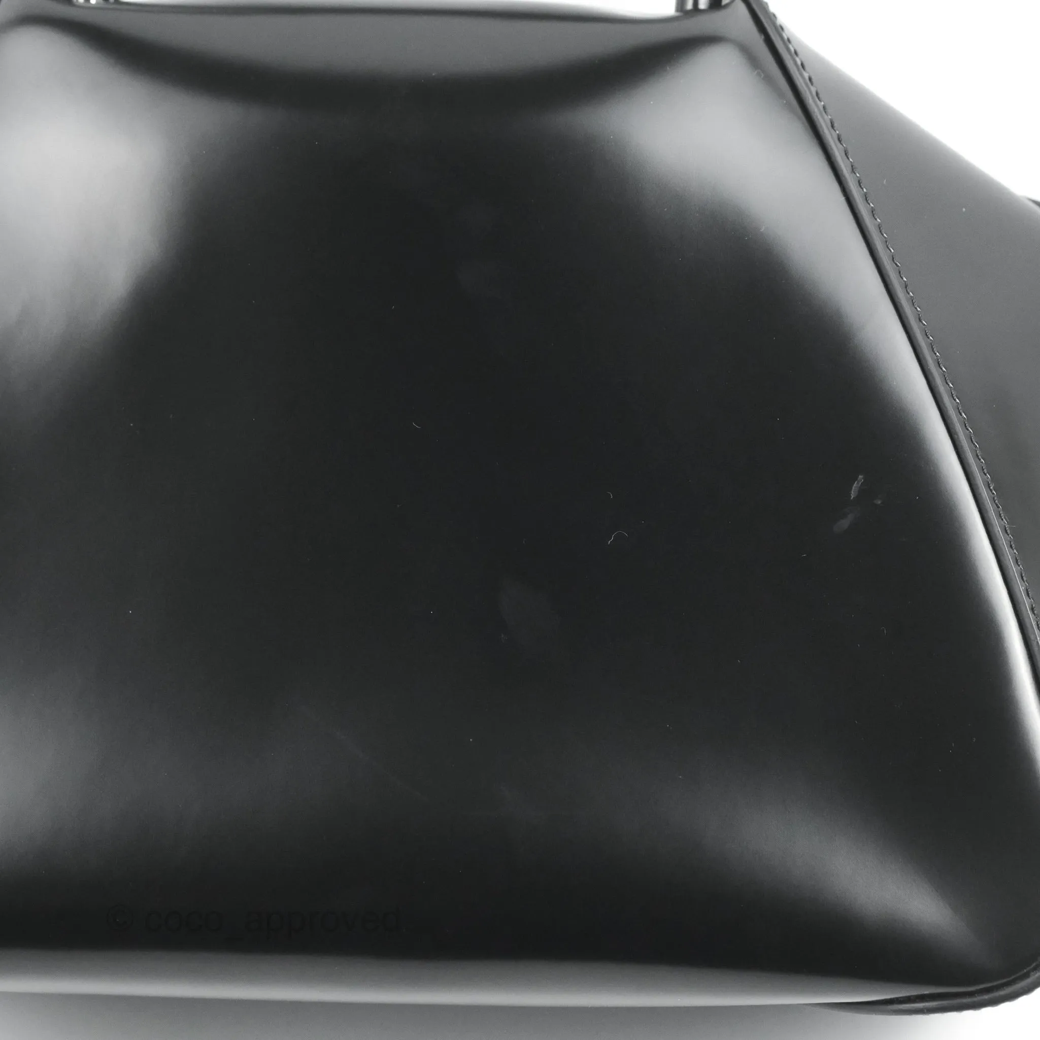Prada Small Supernova Handbag Brushed Leather Black