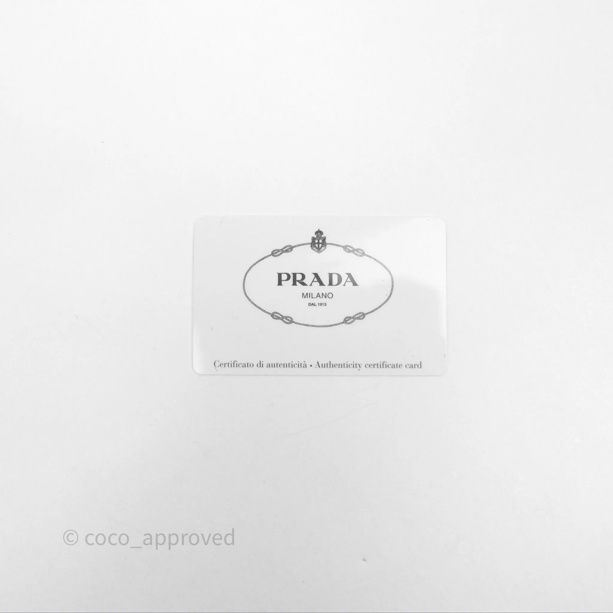 Prada Triangle Crystal Bag Black