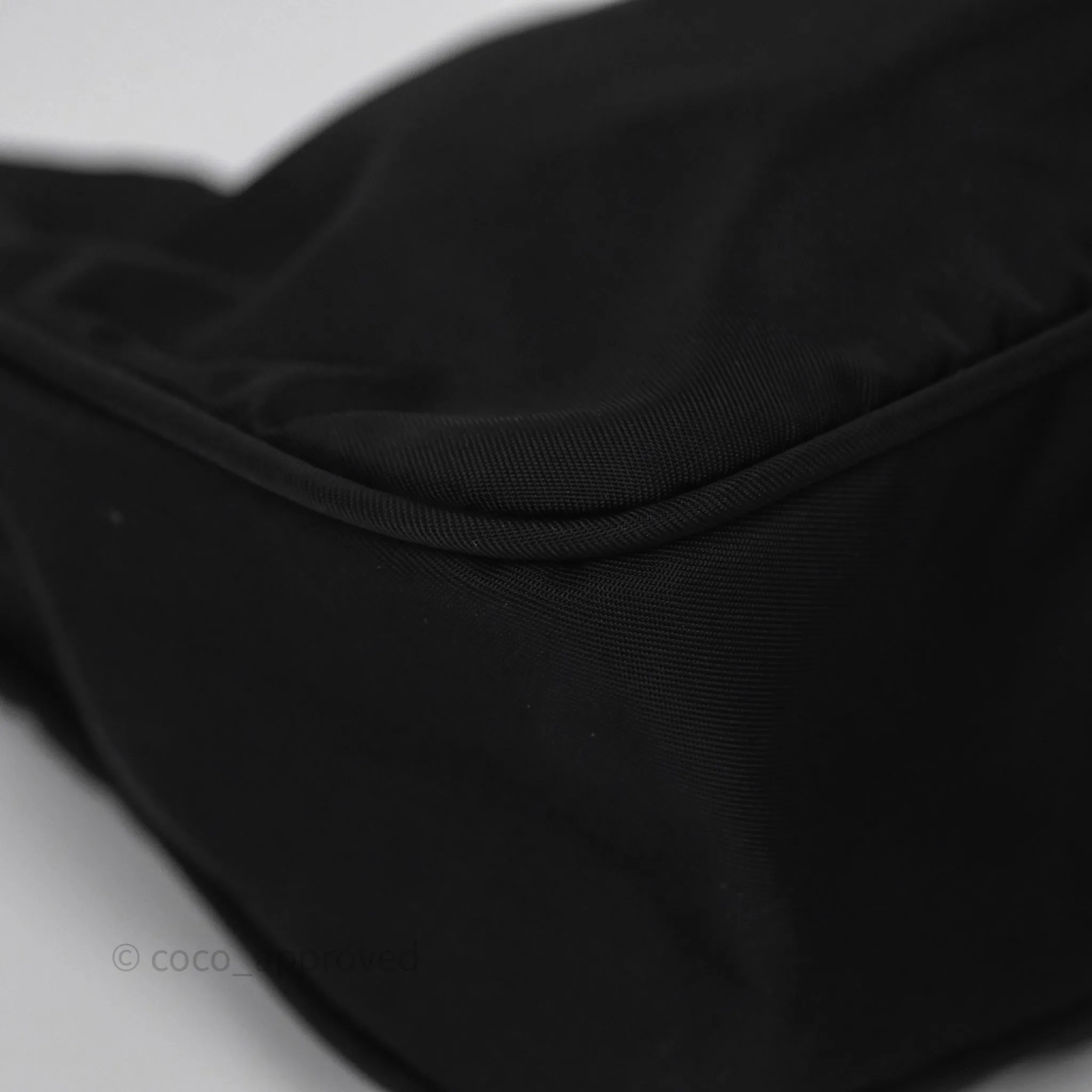Prada Vintage Mini Bag Black Nylon Silver Hardware