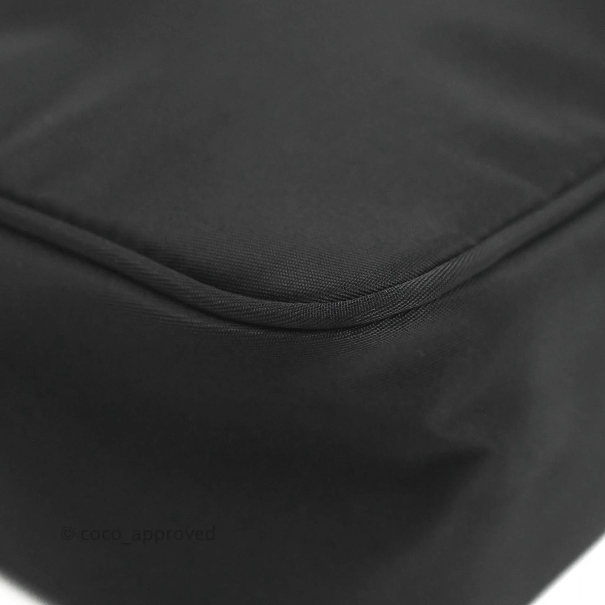 Prada Vintage Nylon Bag Black Silver Hardware