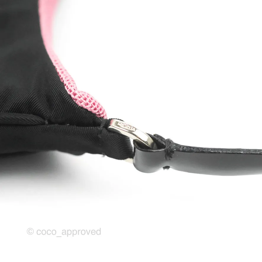 Prada Vintage Small Tessuto Hobo Bag Black Nylon