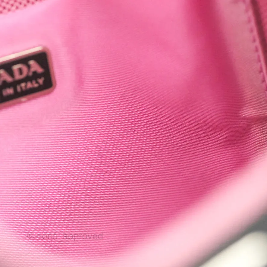 Prada Vintage Small Tessuto Hobo Bag Black Nylon