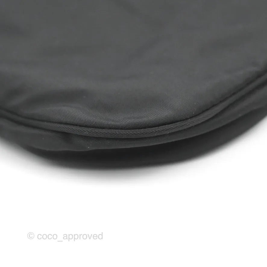 Prada Vintage Small Tessuto Hobo Bag Black Nylon