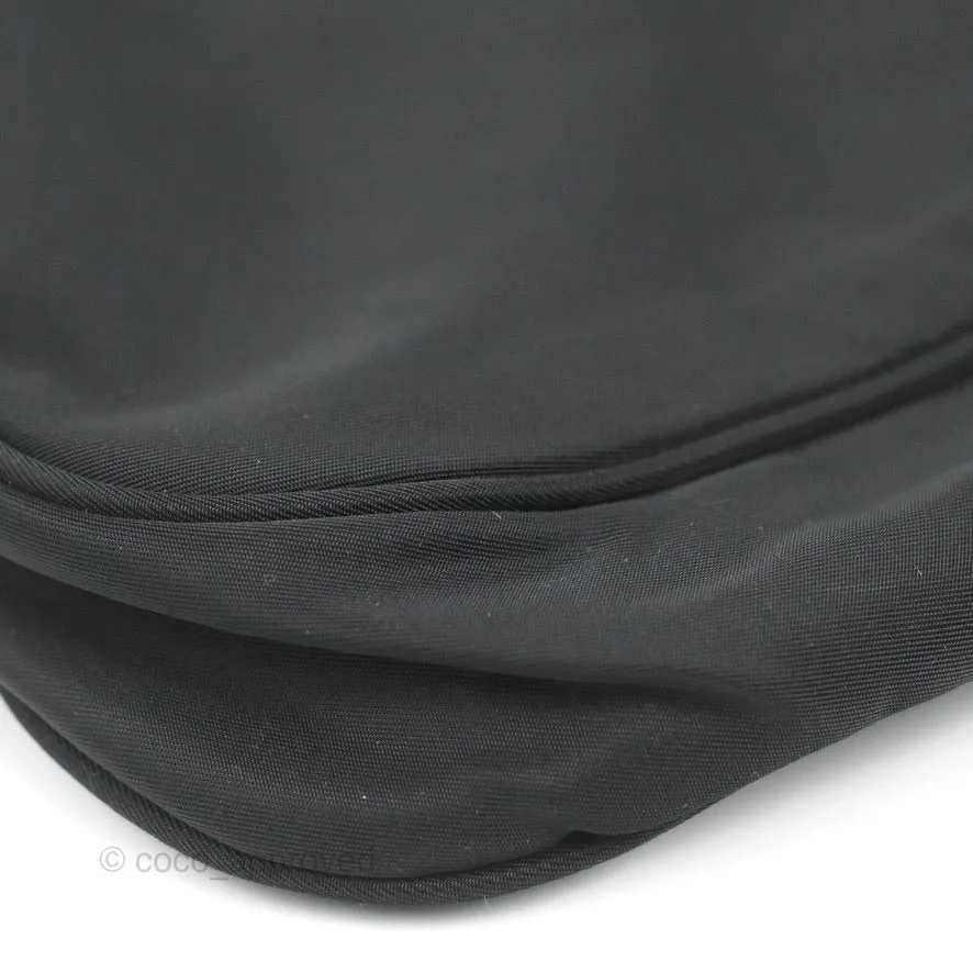 Prada Vintage Small Tessuto Hobo Bag Black Nylon