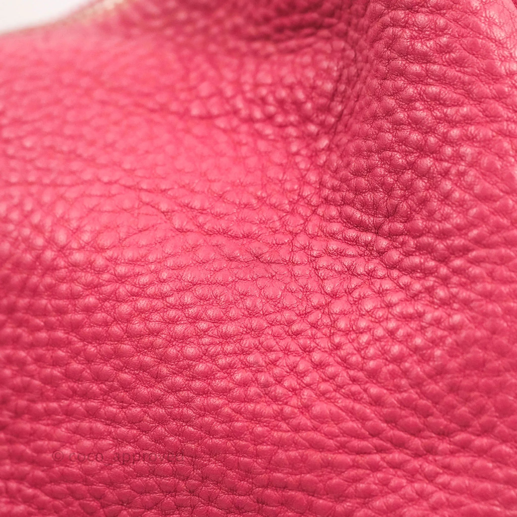 Prada Vitello Daino Hobo Bag Dark Pink
