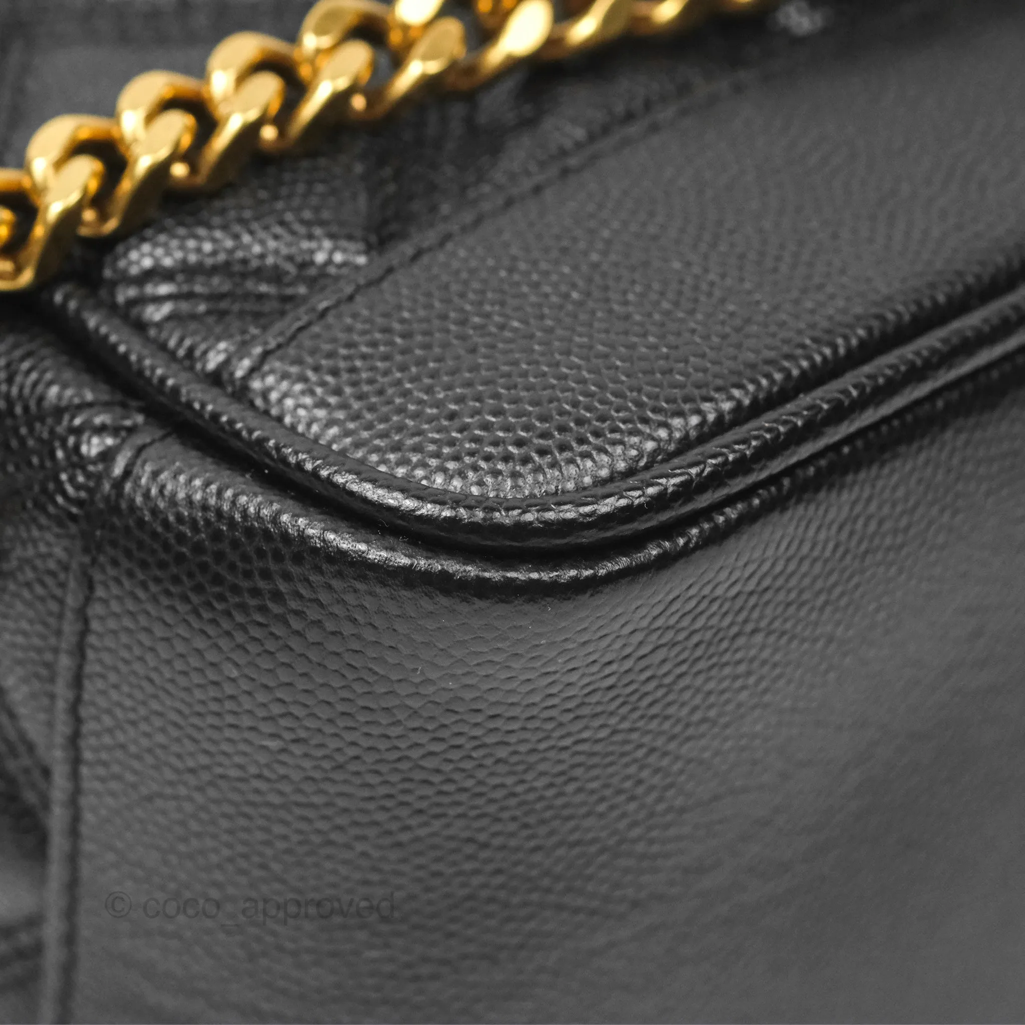 Saint Laurent 80's Vanity Bag Quilted Black Grained Calfskin