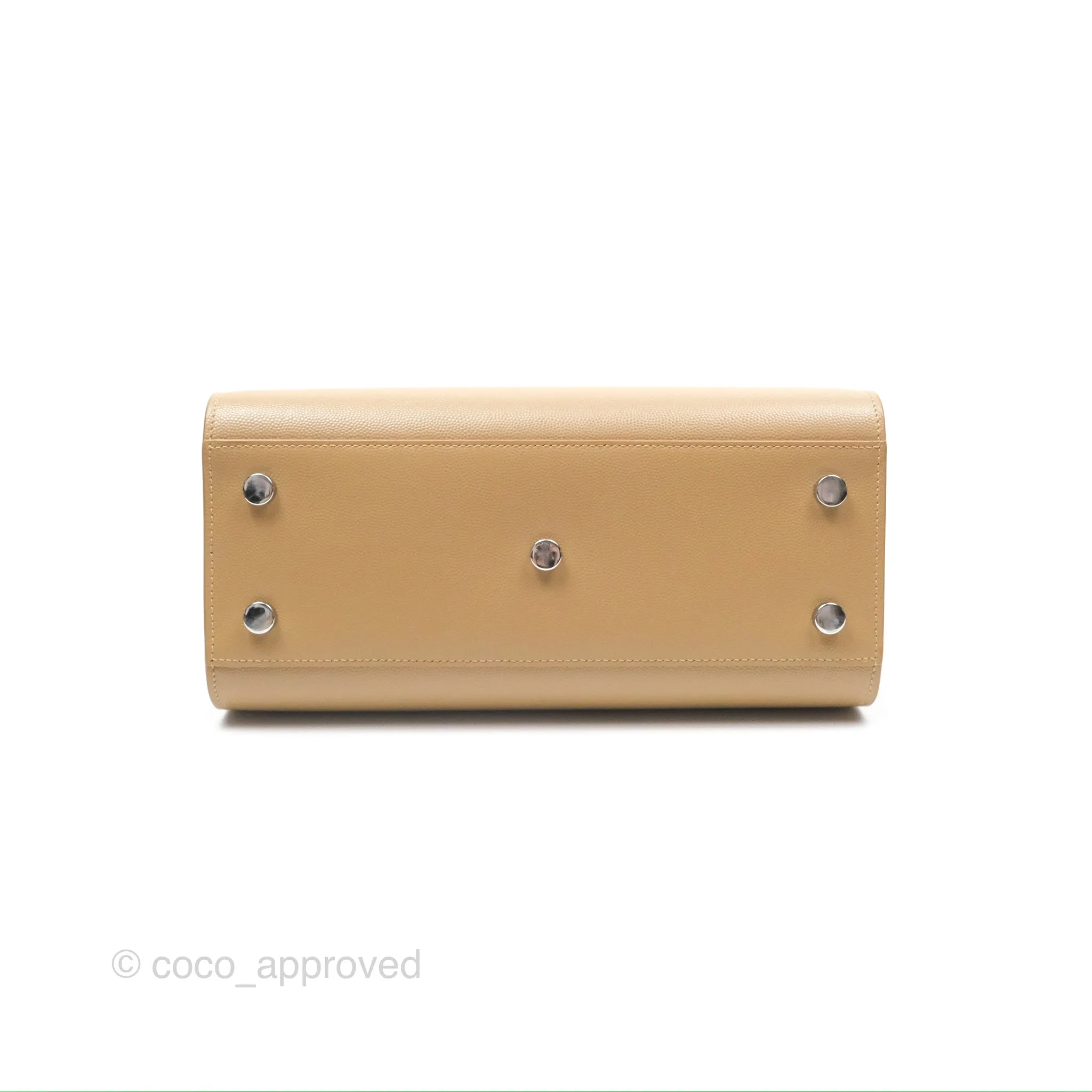 Saint Laurent Baby Classic Sac De Jour Calfskin Beige Silver Hardware