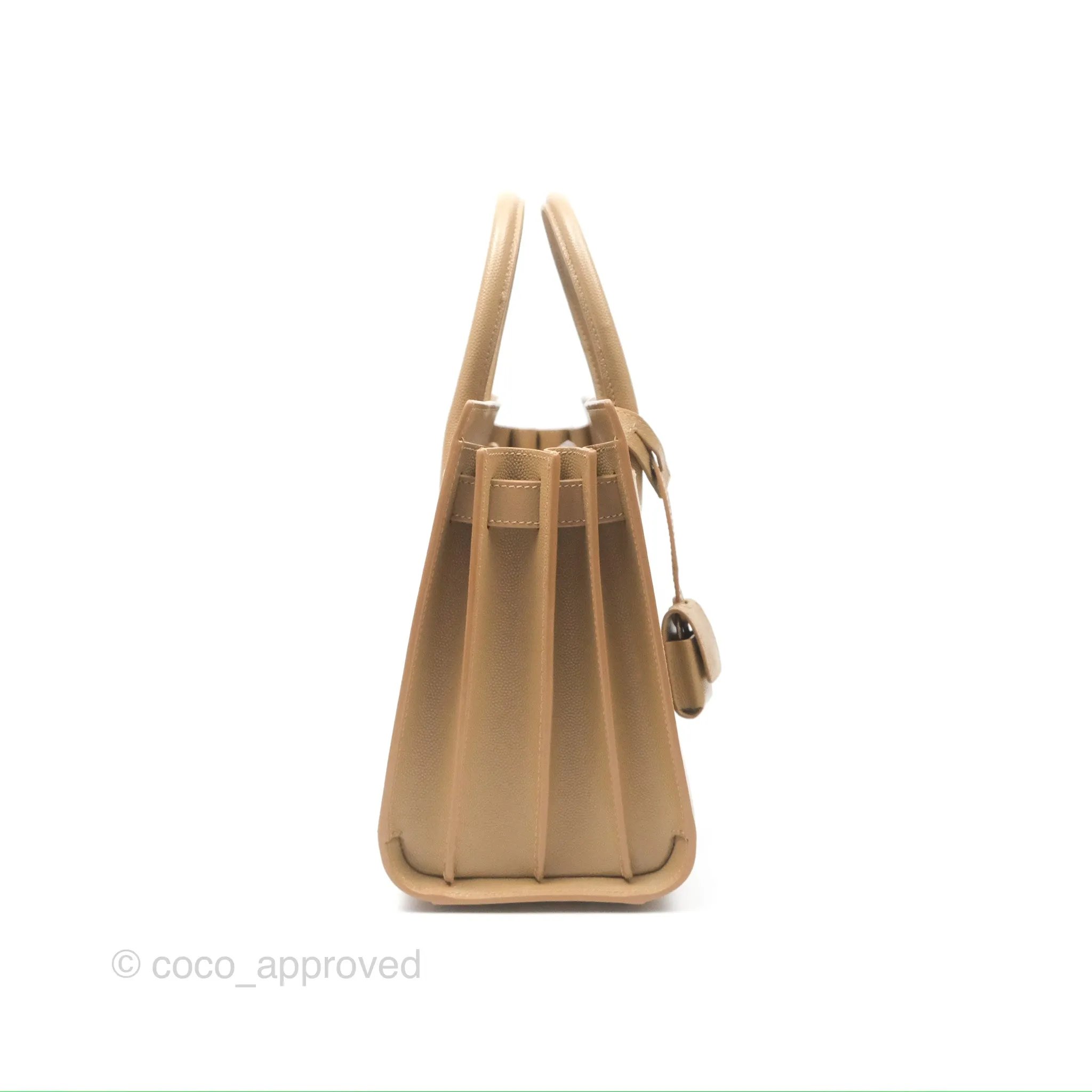 Saint Laurent Baby Classic Sac De Jour Calfskin Beige Silver Hardware