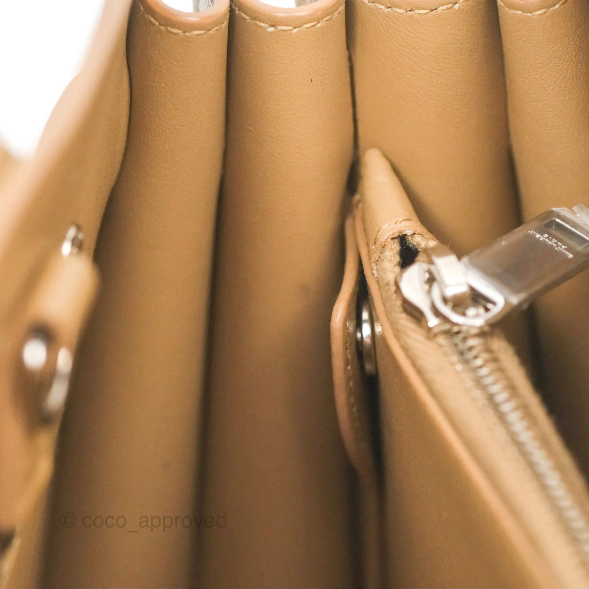 Saint Laurent Baby Classic Sac De Jour Calfskin Beige Silver Hardware