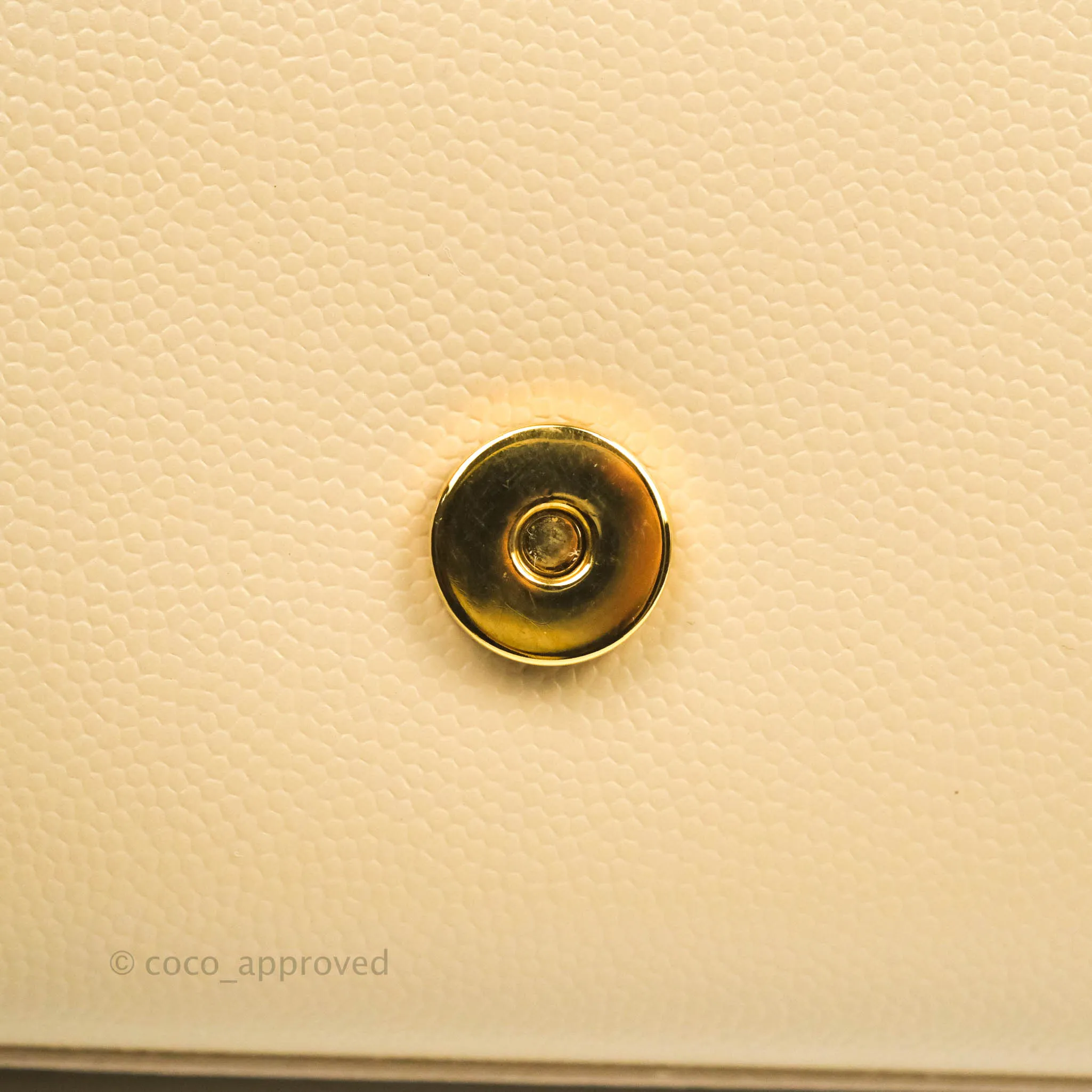 Saint Laurent Beige Kate Small Grained Leather Shoulder Bag Gold Hardware