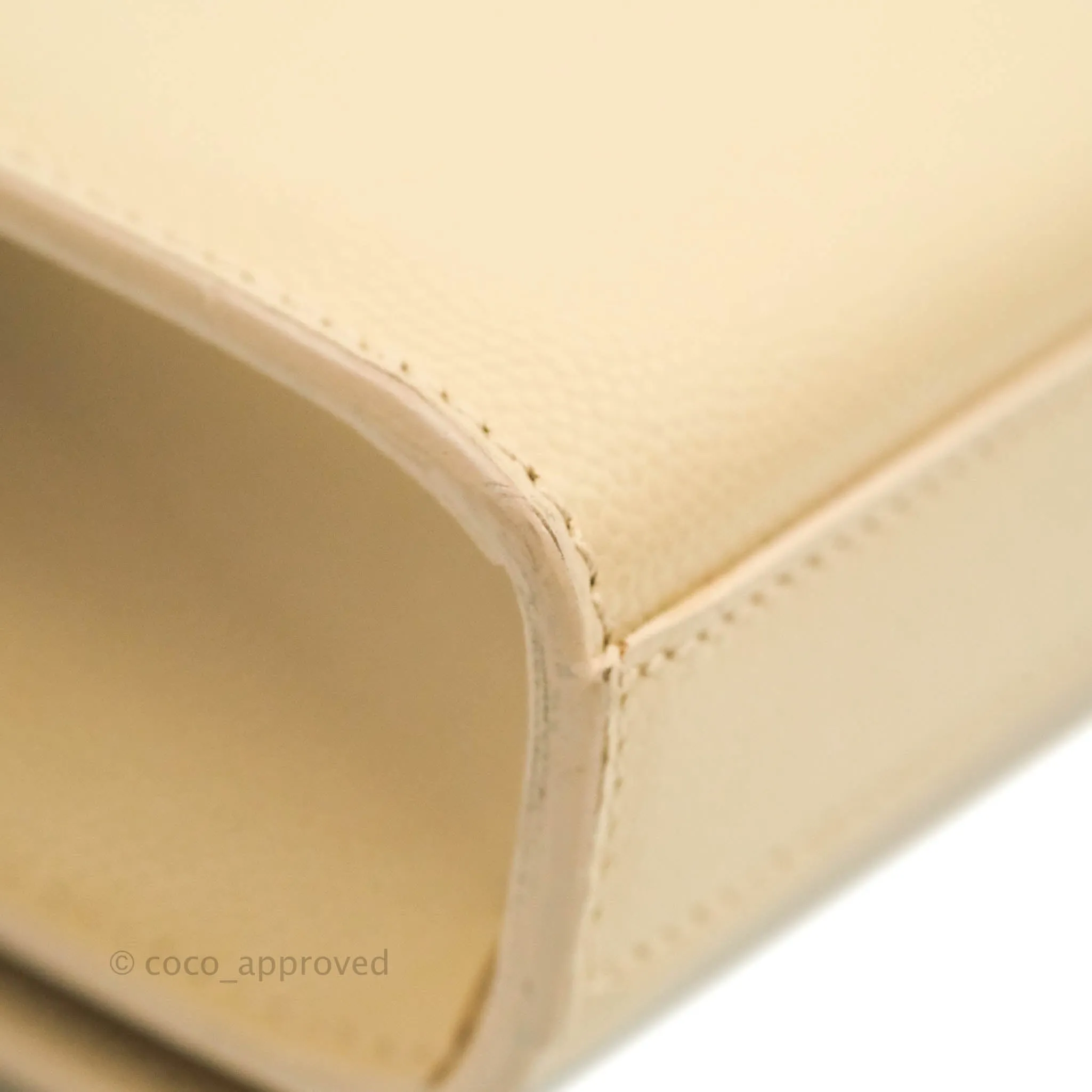 Saint Laurent Beige Kate Small Grained Leather Shoulder Bag Gold Hardware