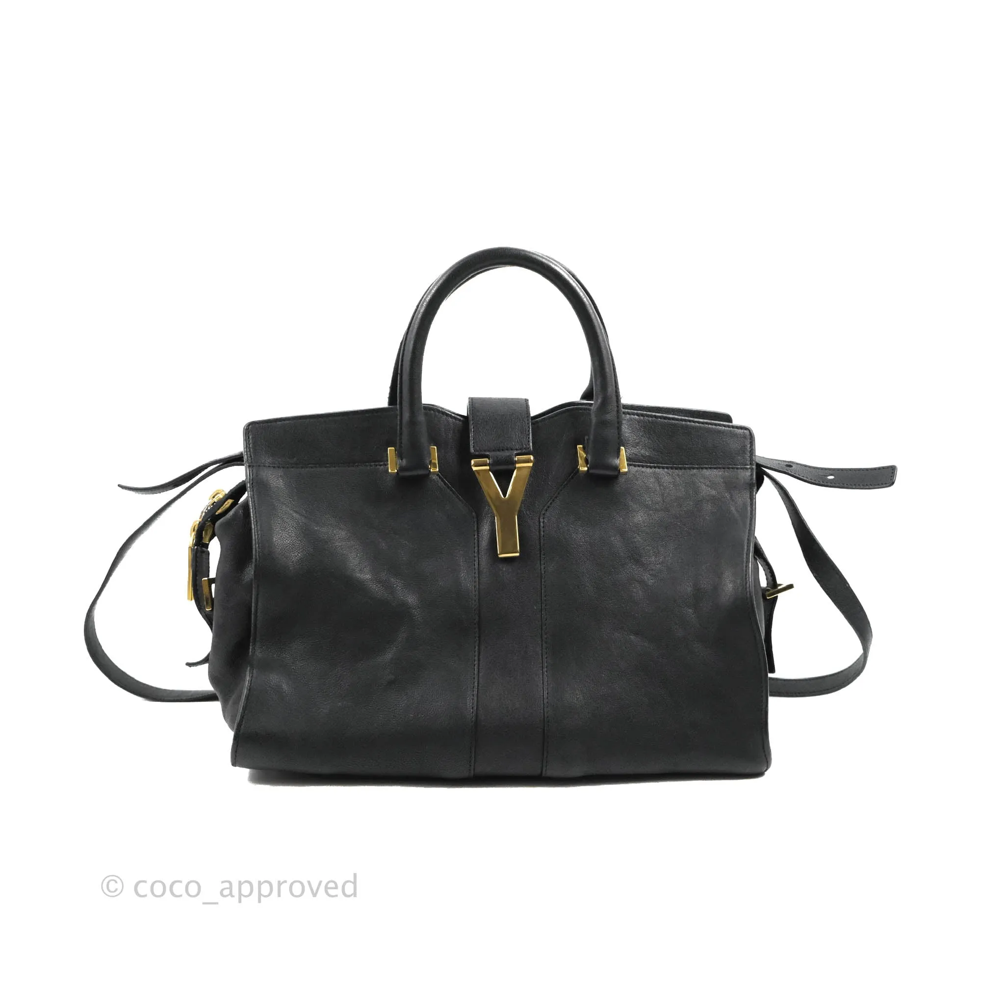 Saint Laurent Cabas Chyc Dark Navy Gold Hardware