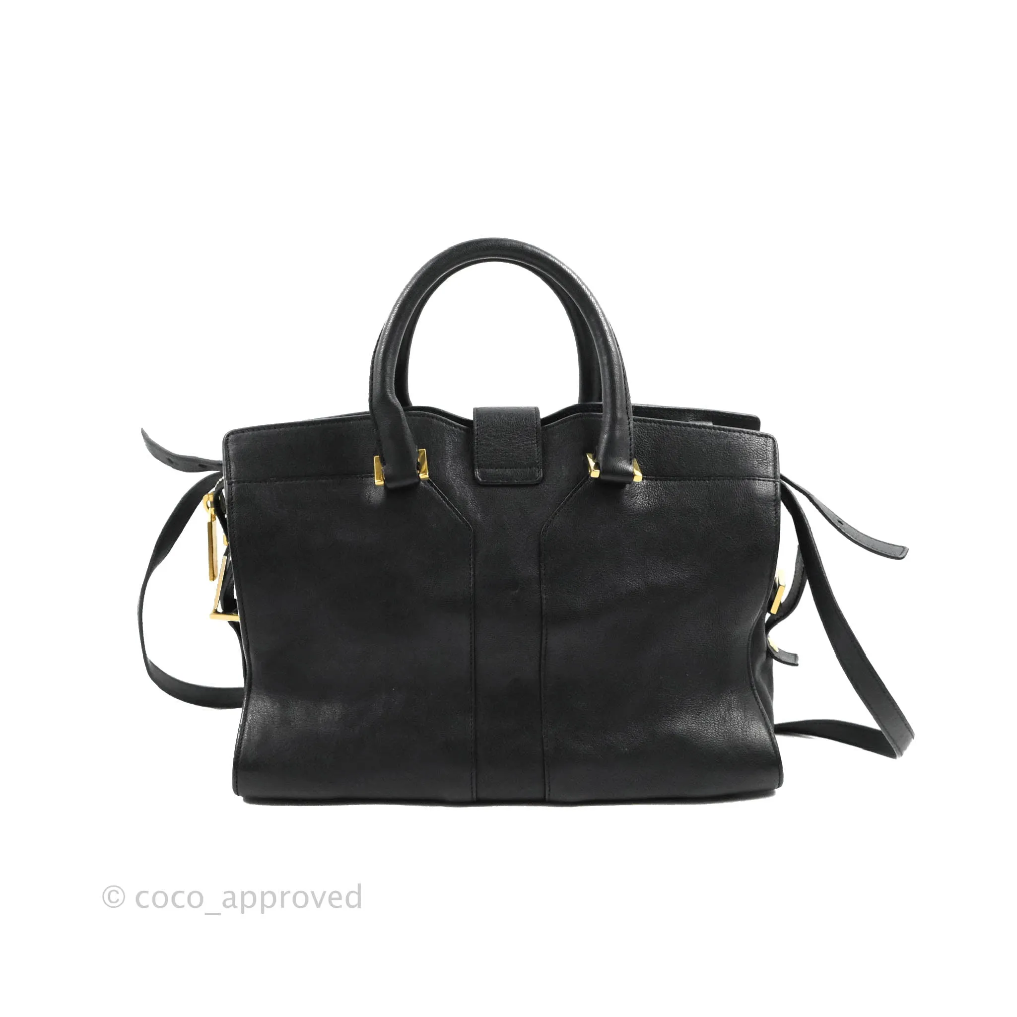 Saint Laurent Cabas Chyc Dark Navy Gold Hardware