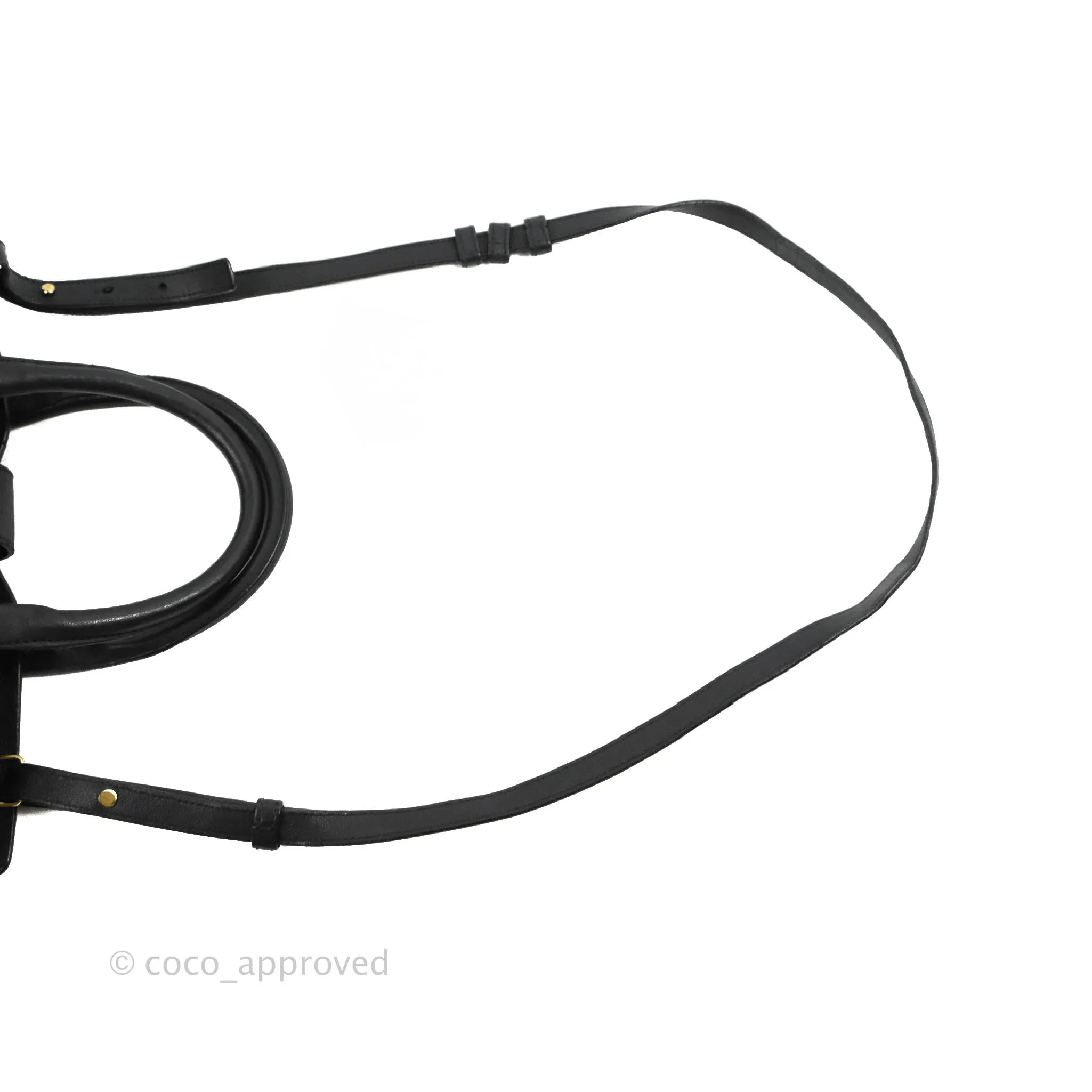 Saint Laurent Cabas Chyc Dark Navy Gold Hardware