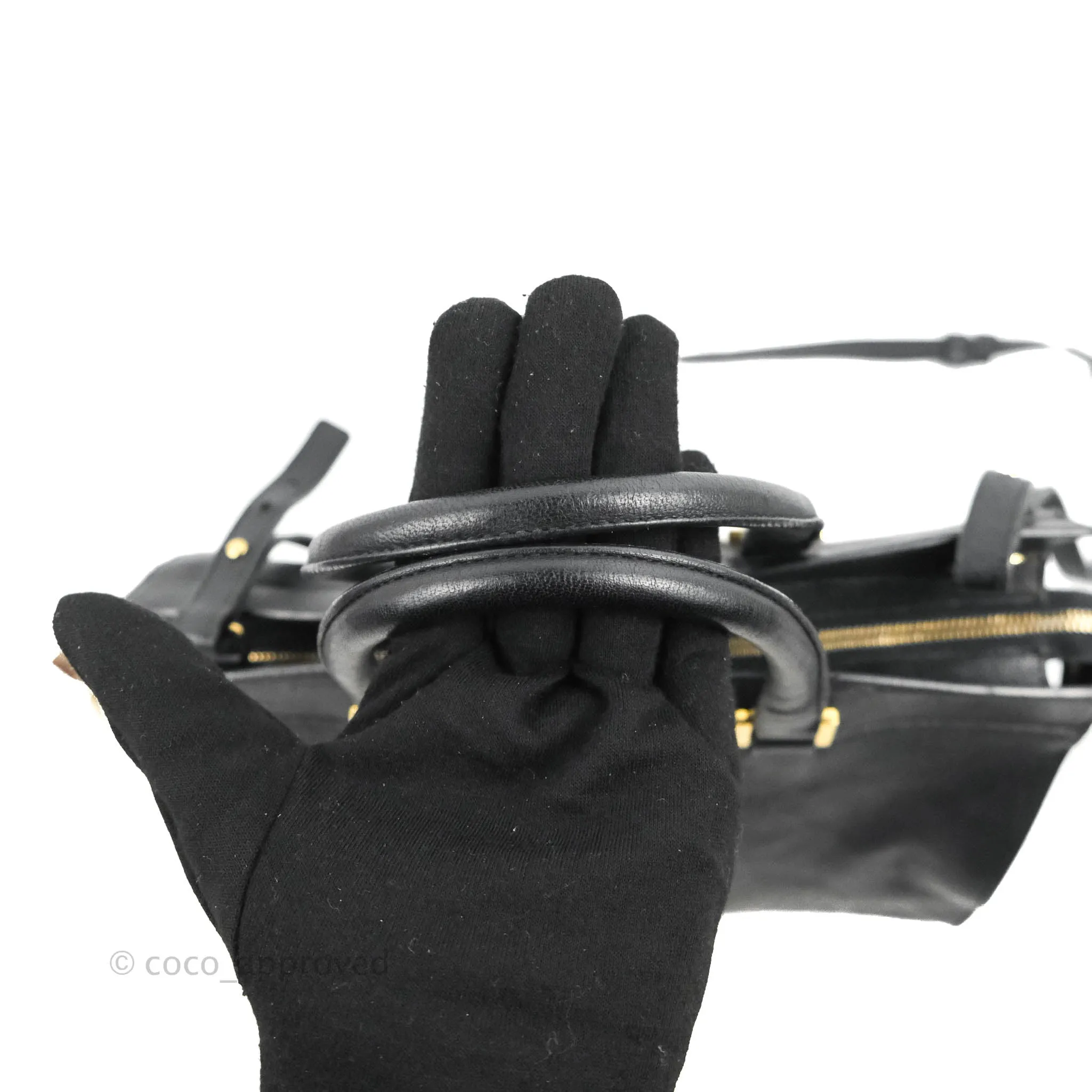 Saint Laurent Cabas Chyc Dark Navy Gold Hardware