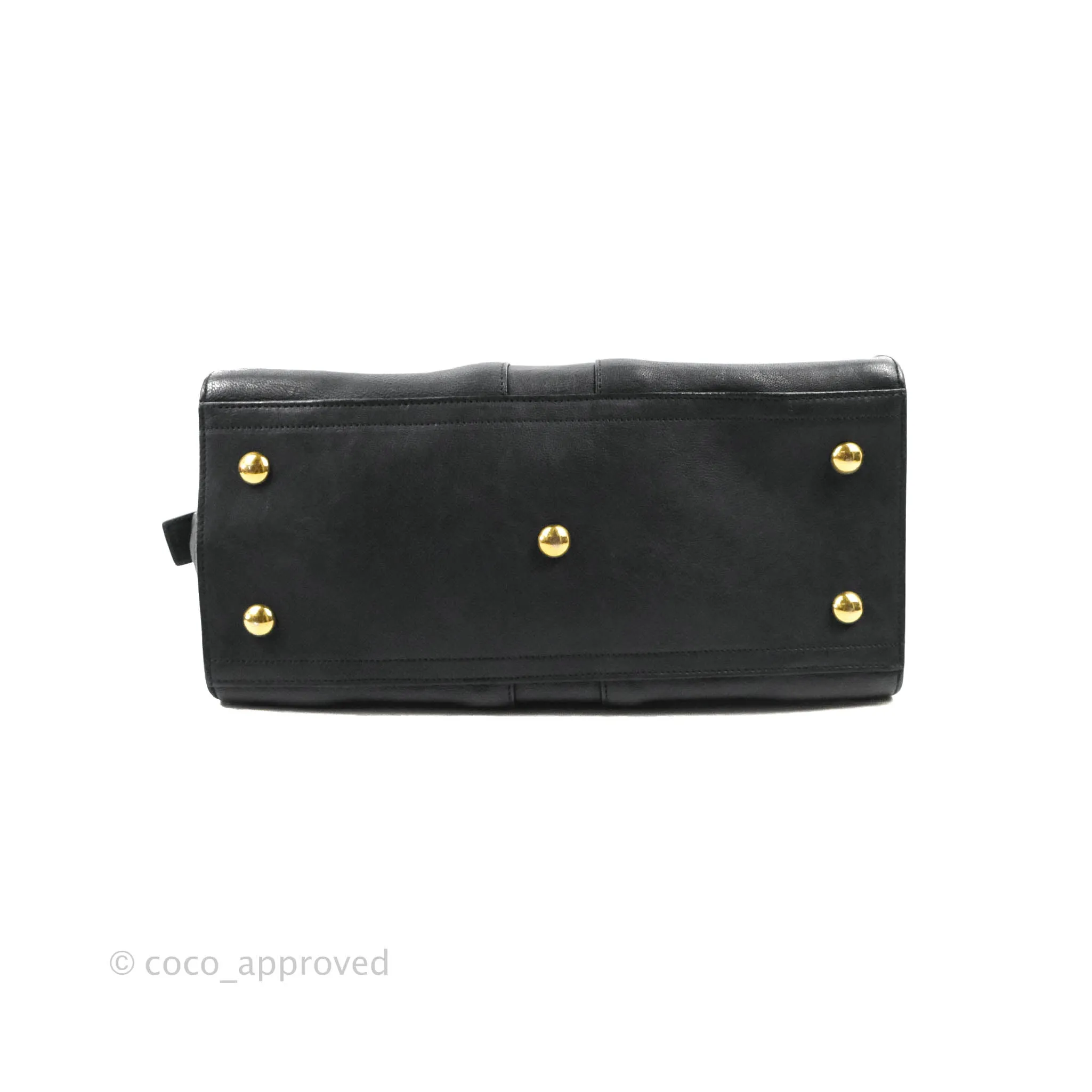 Saint Laurent Cabas Chyc Dark Navy Gold Hardware