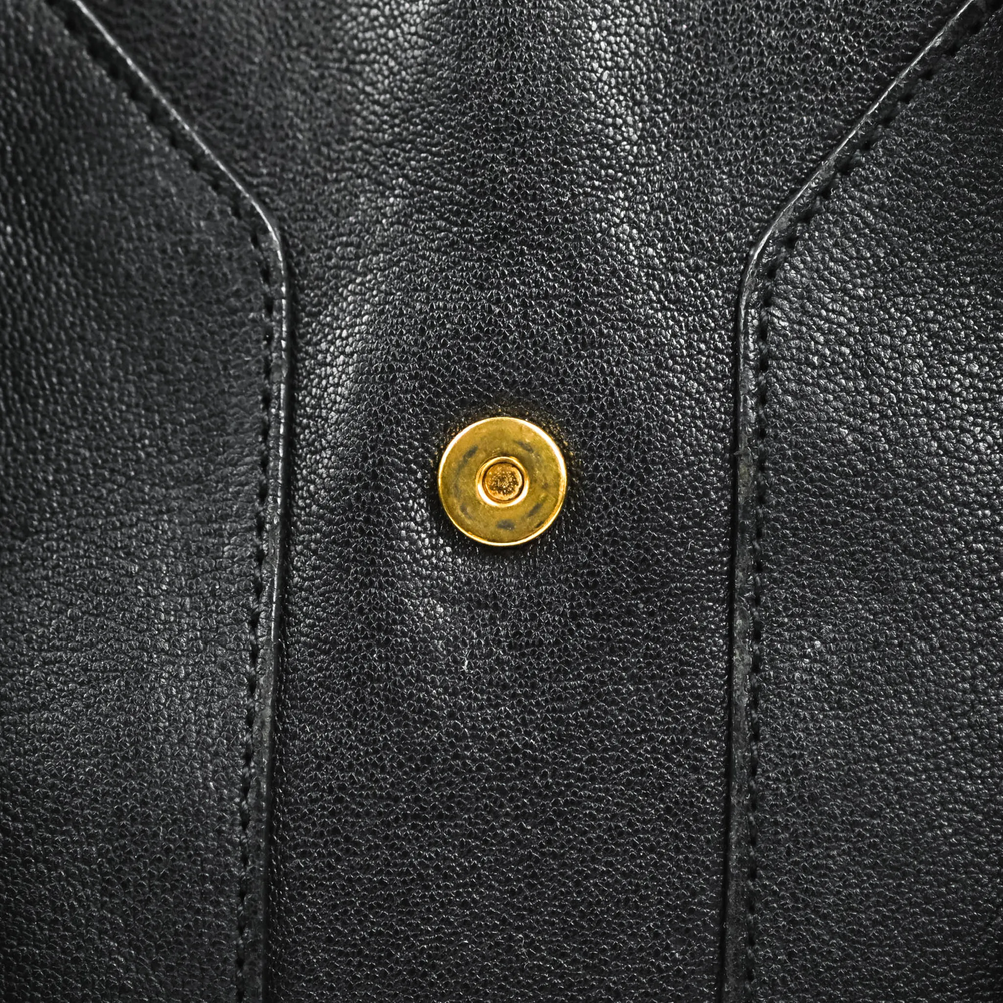 Saint Laurent Cabas Chyc Dark Navy Gold Hardware