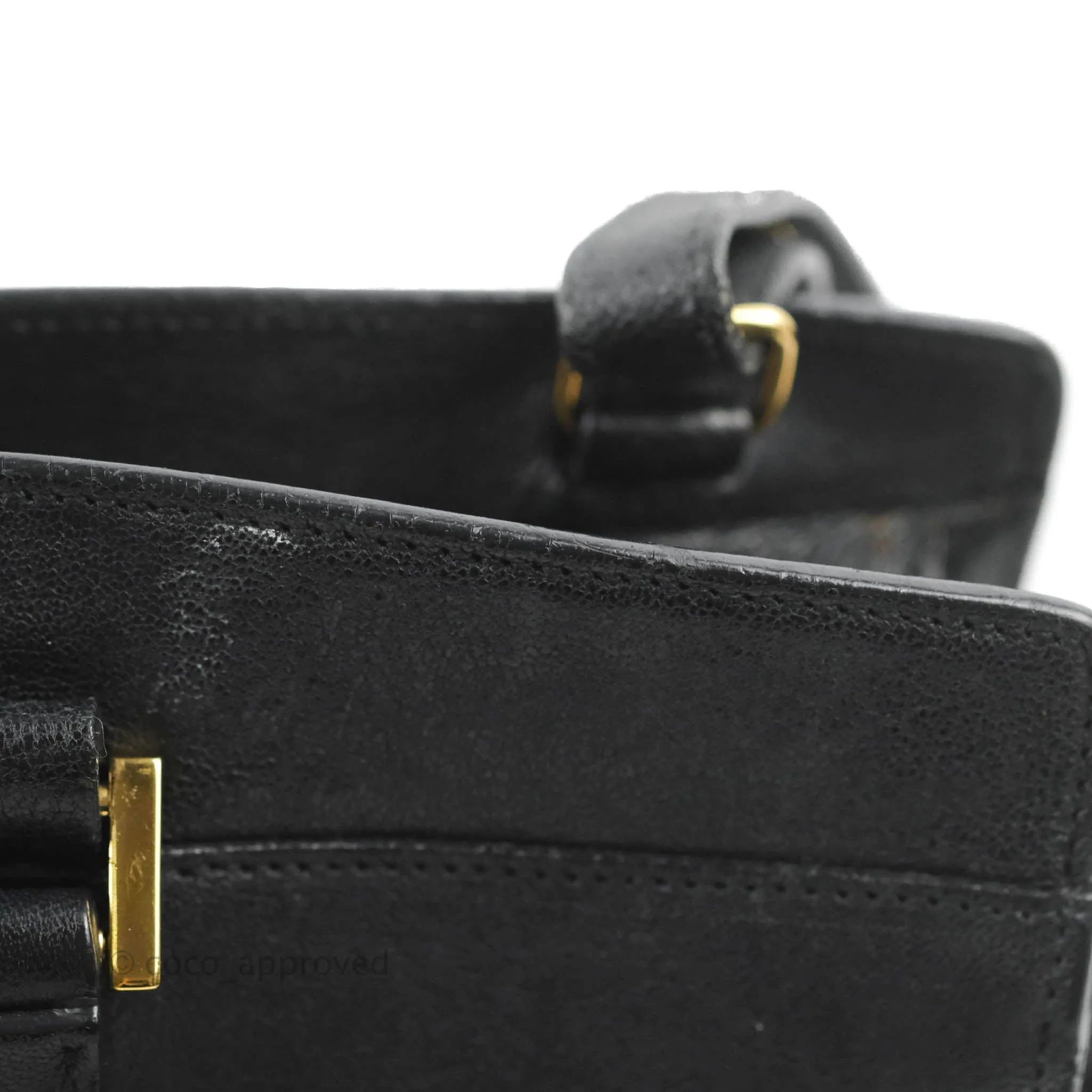 Saint Laurent Cabas Chyc Dark Navy Gold Hardware