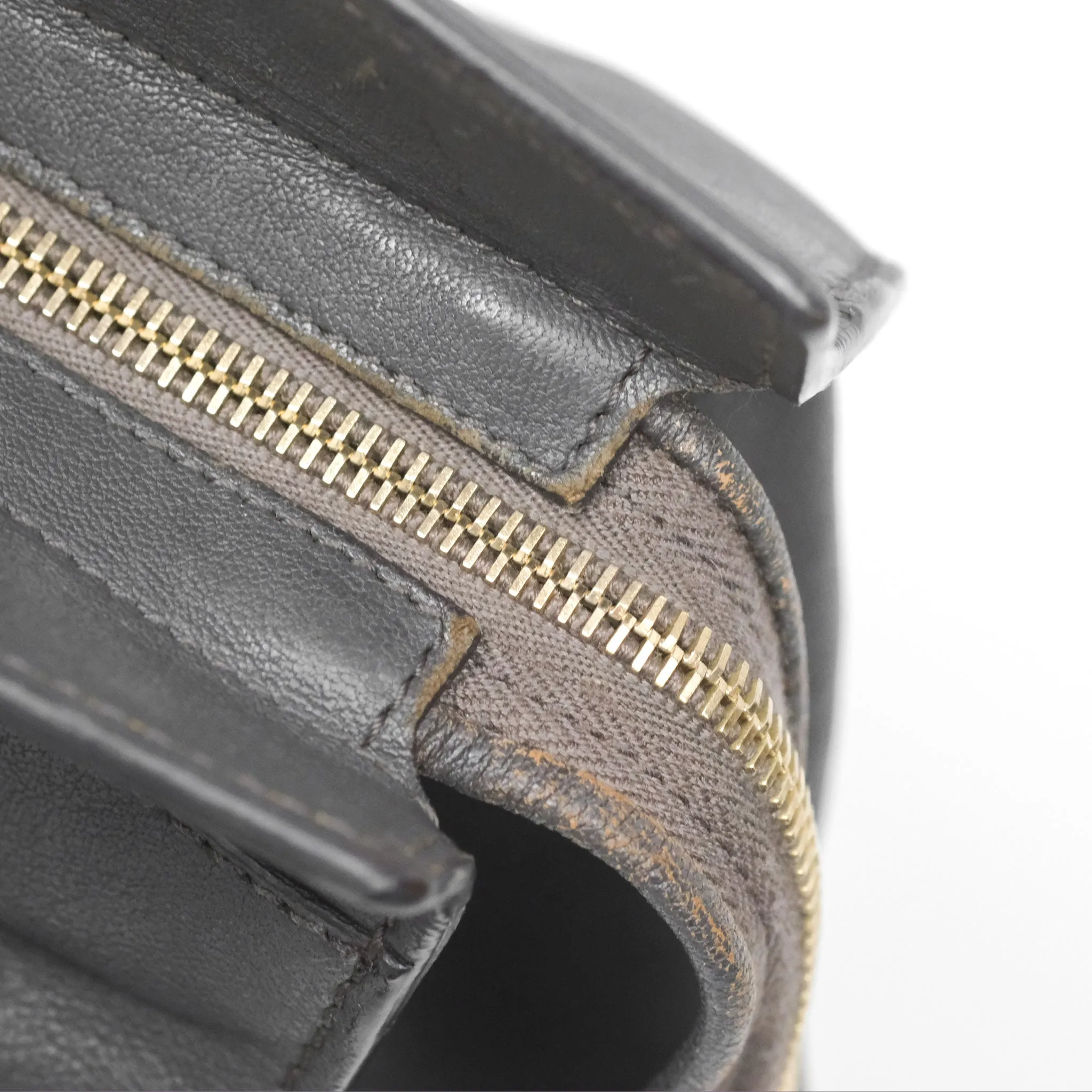 Saint Laurent Chyc Bag Dark Grey Calfskin Gold Hardware