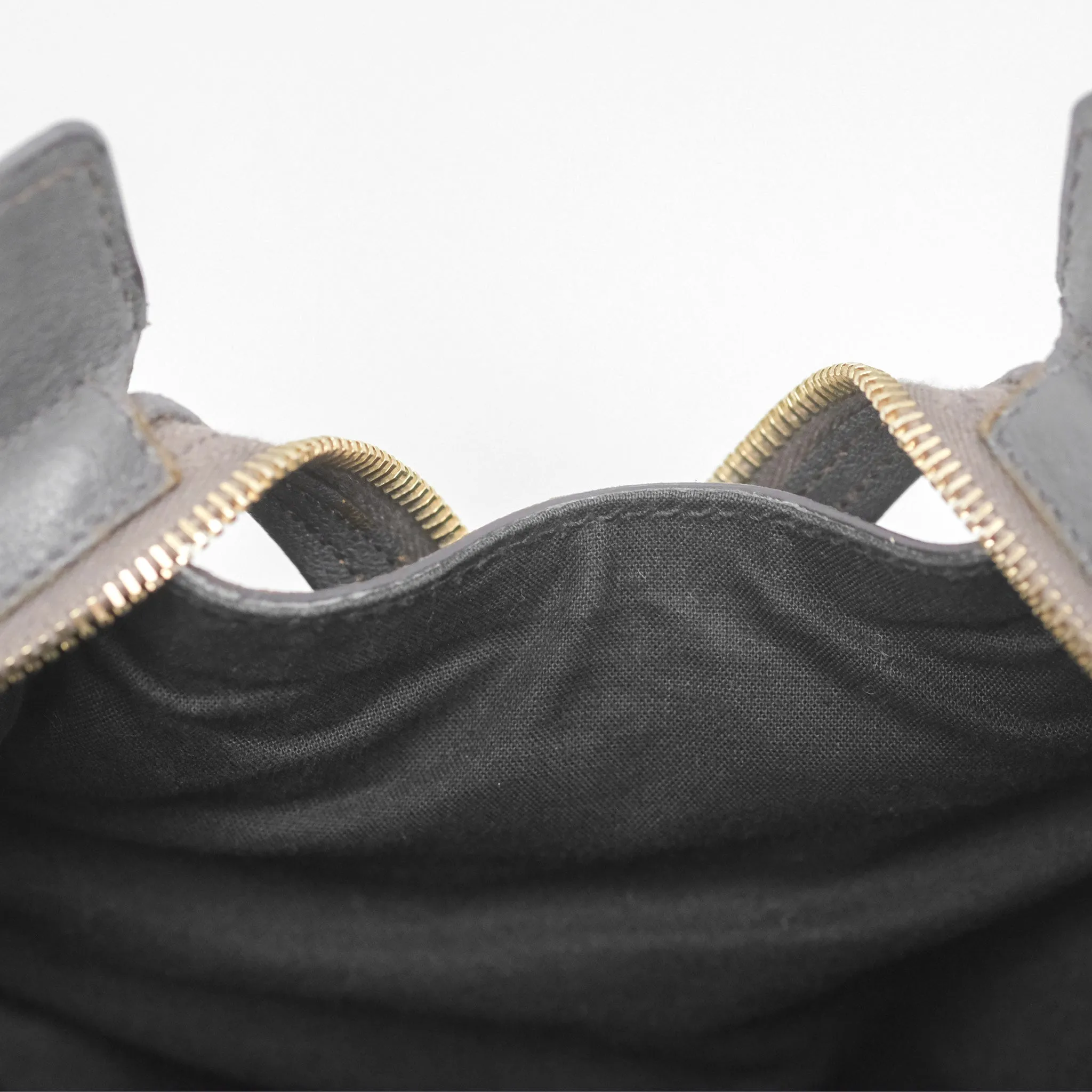 Saint Laurent Chyc Bag Dark Grey Calfskin Gold Hardware
