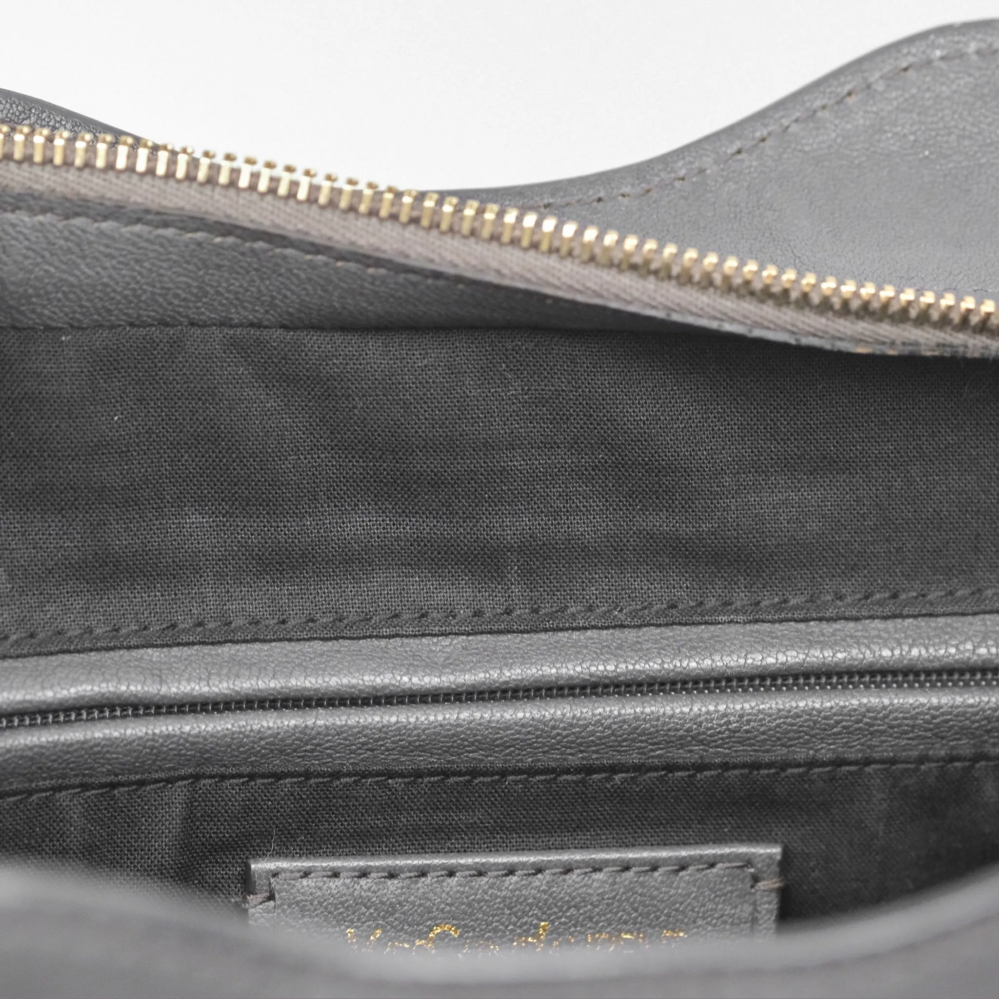 Saint Laurent Chyc Bag Dark Grey Calfskin Gold Hardware