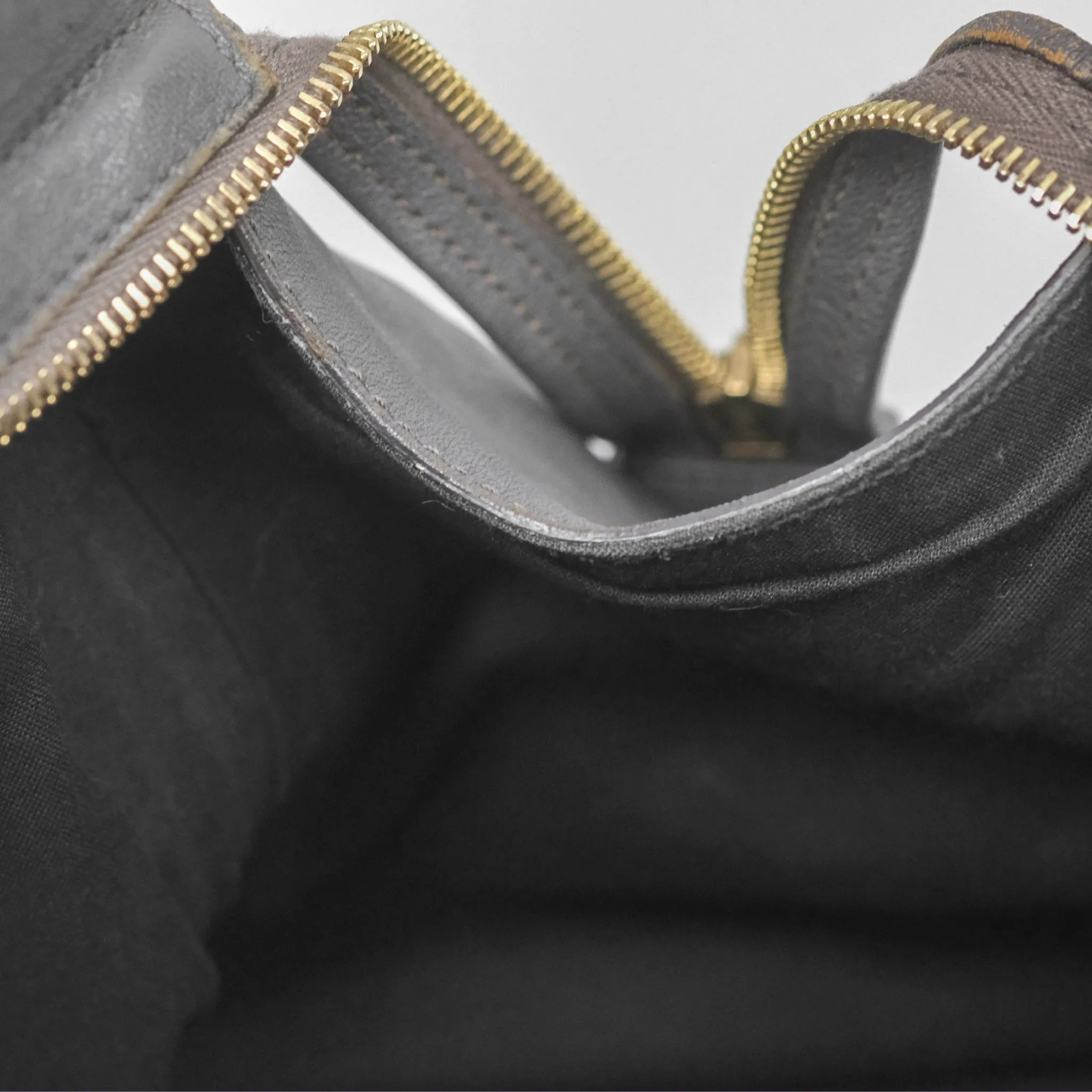 Saint Laurent Chyc Bag Dark Grey Calfskin Gold Hardware