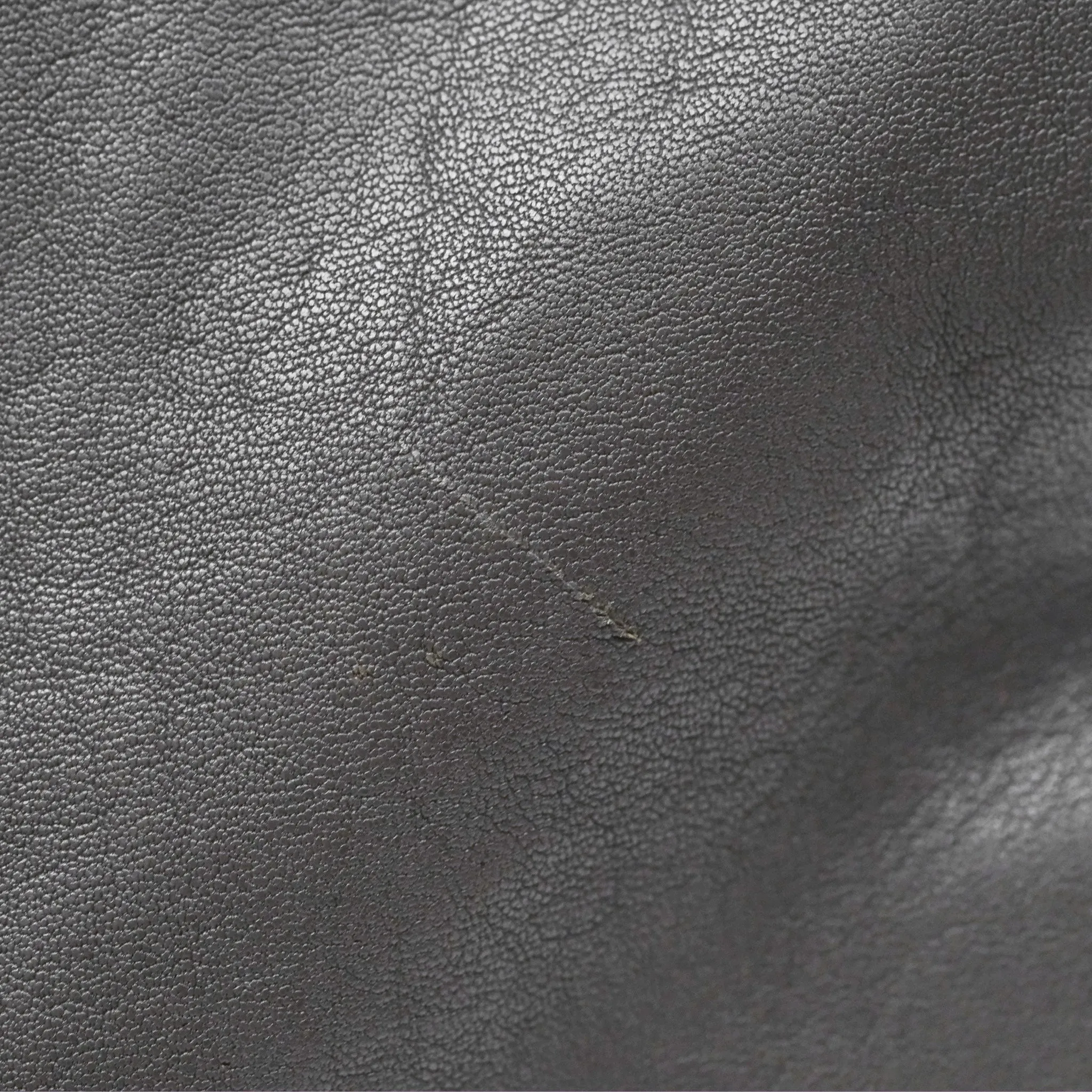 Saint Laurent Chyc Bag Dark Grey Calfskin Gold Hardware