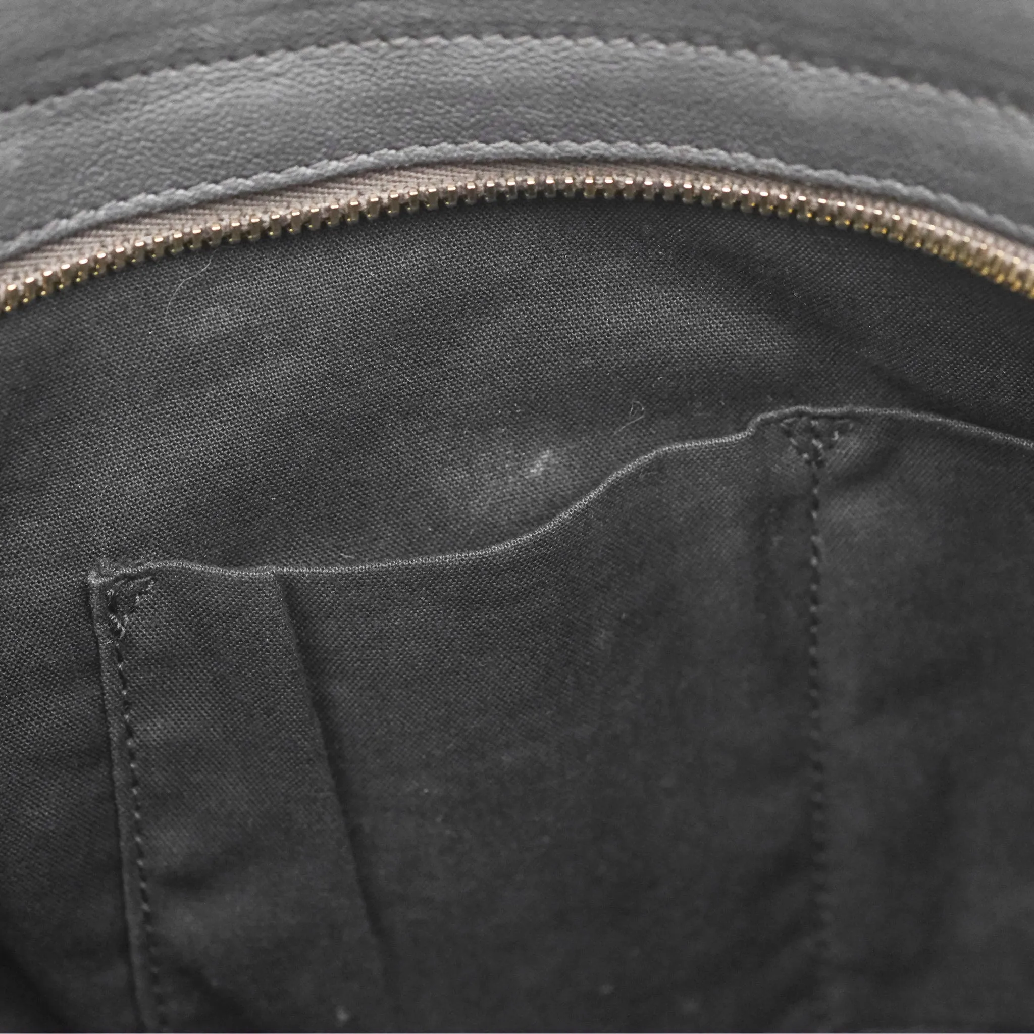 Saint Laurent Chyc Bag Dark Grey Calfskin Gold Hardware