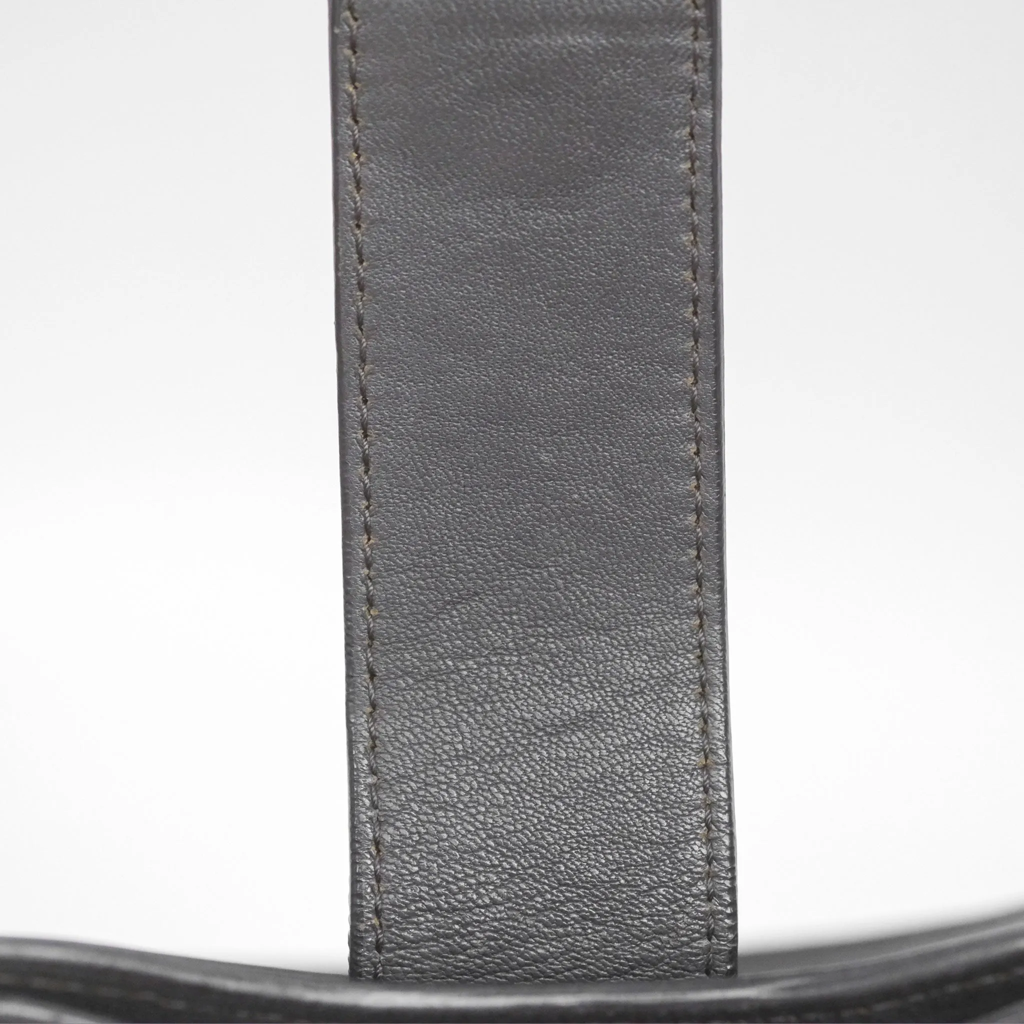 Saint Laurent Chyc Bag Dark Grey Calfskin Gold Hardware