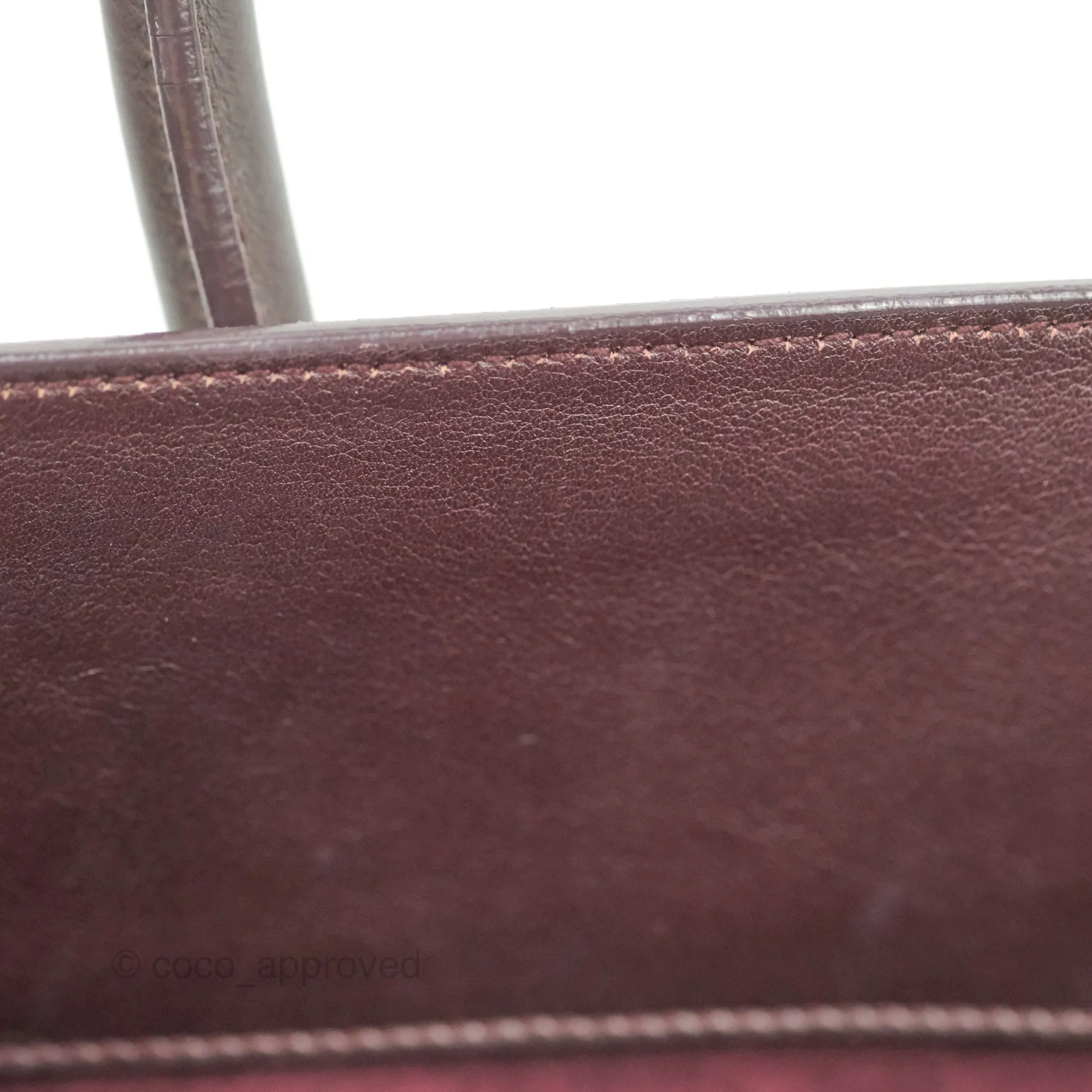 Saint Laurent Classic Sac De Jour Small Burgundy Smooth Calfskin Gold Hardware