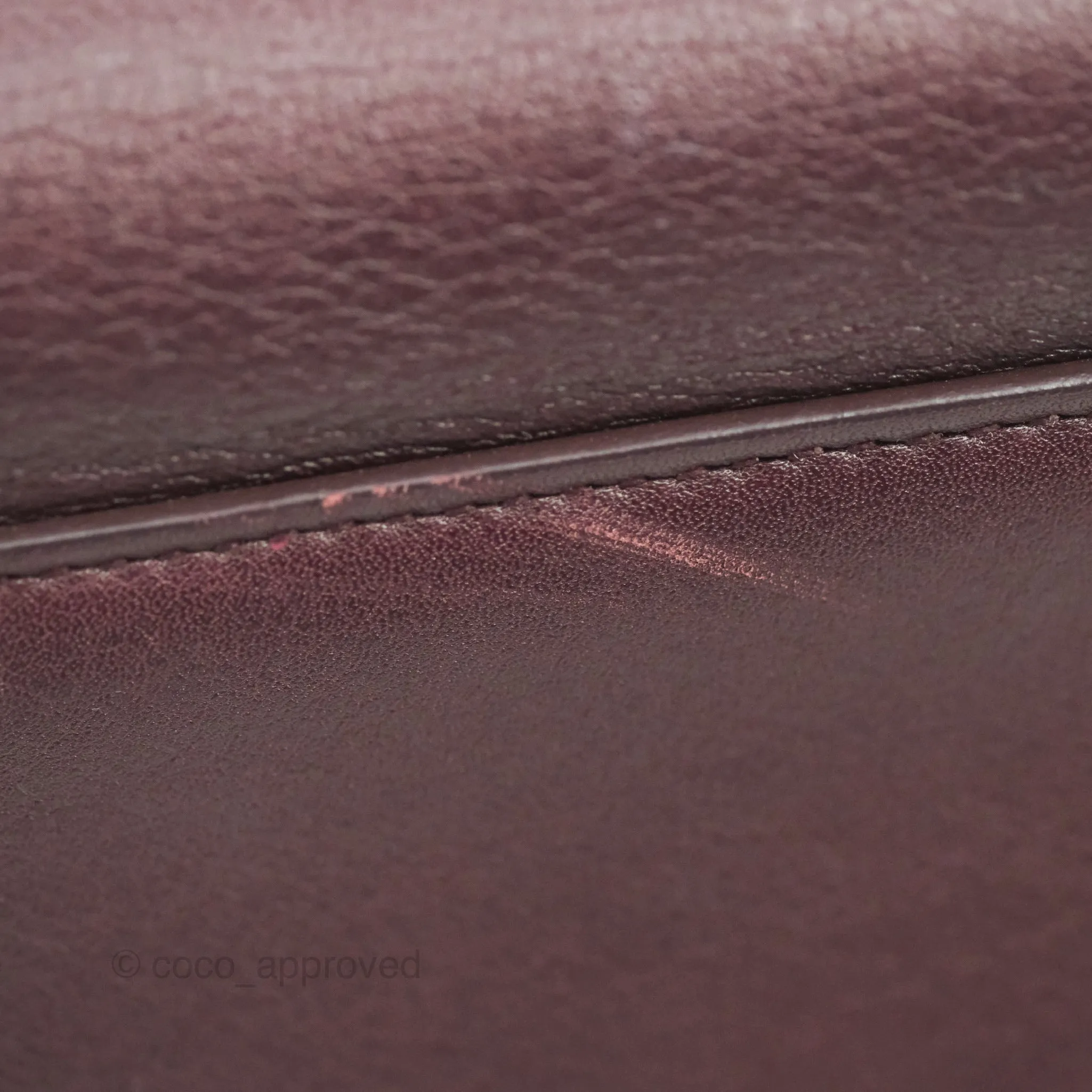Saint Laurent Classic Sac De Jour Small Burgundy Smooth Calfskin Gold Hardware