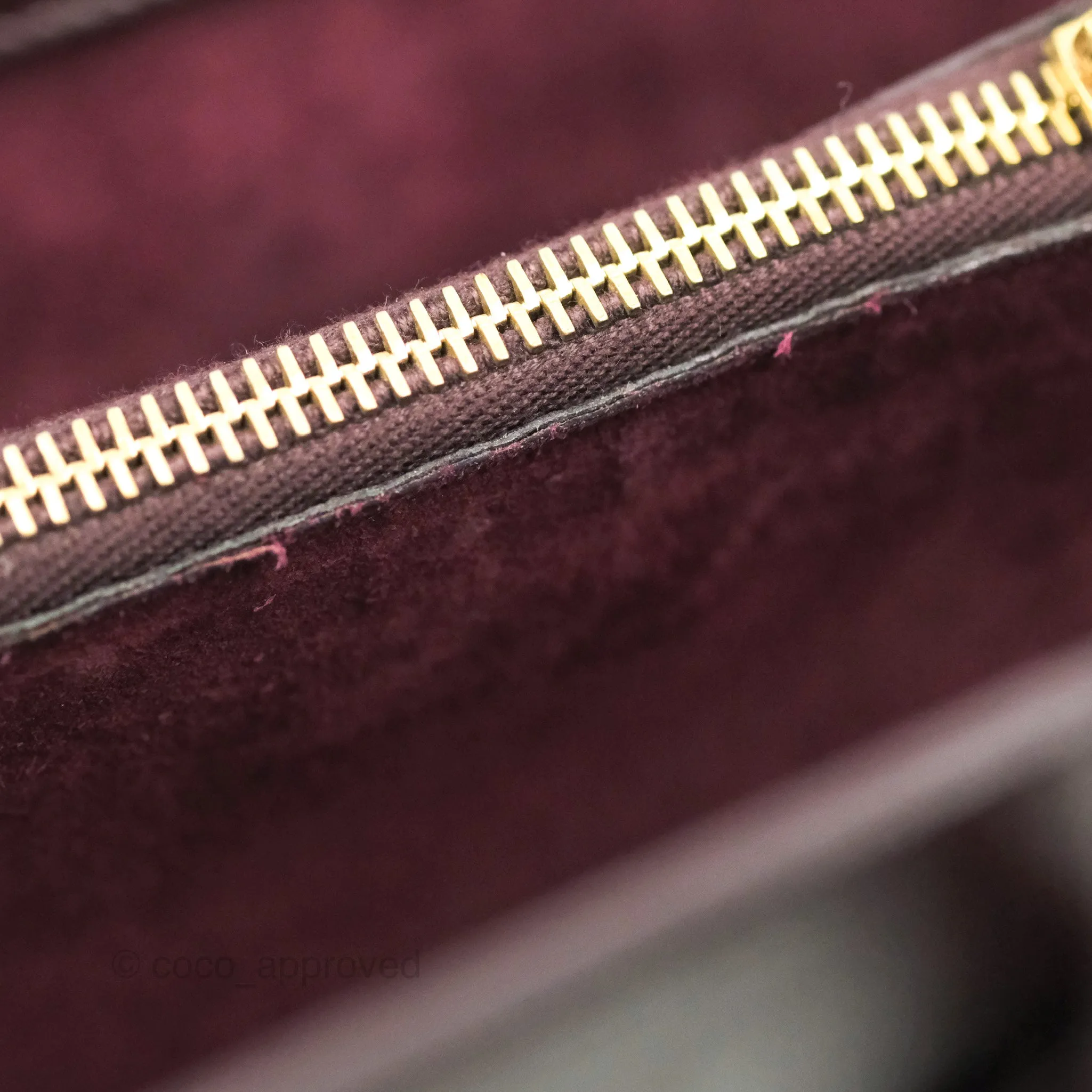 Saint Laurent Classic Sac De Jour Small Burgundy Smooth Calfskin Gold Hardware
