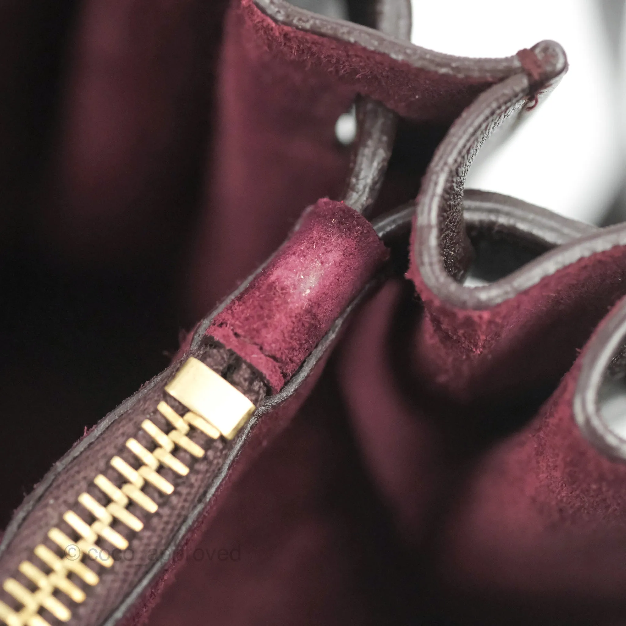 Saint Laurent Classic Sac De Jour Small Burgundy Smooth Calfskin Gold Hardware