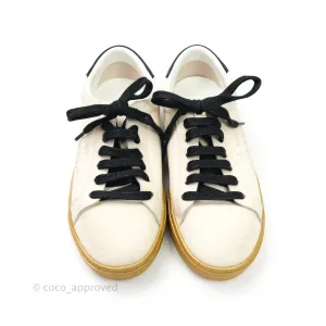 Saint Laurent Court Classic Worn-Look Sneakers Size 36.5