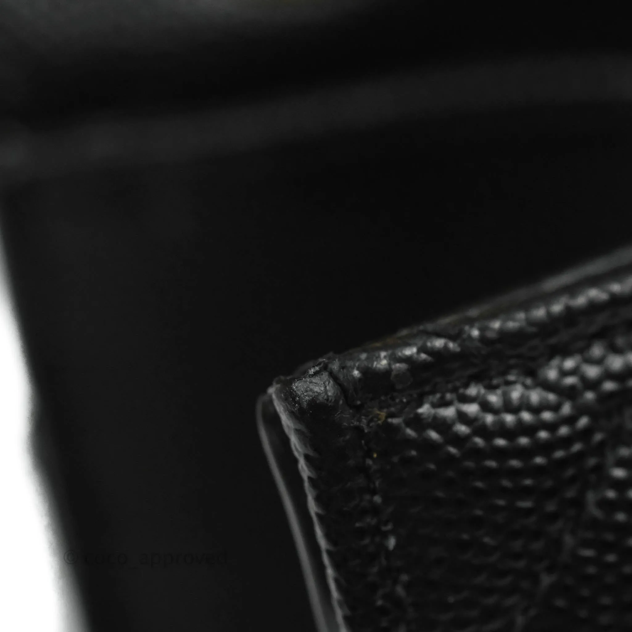 Saint Laurent Envelope Medium Black Caviar Gold Hardware