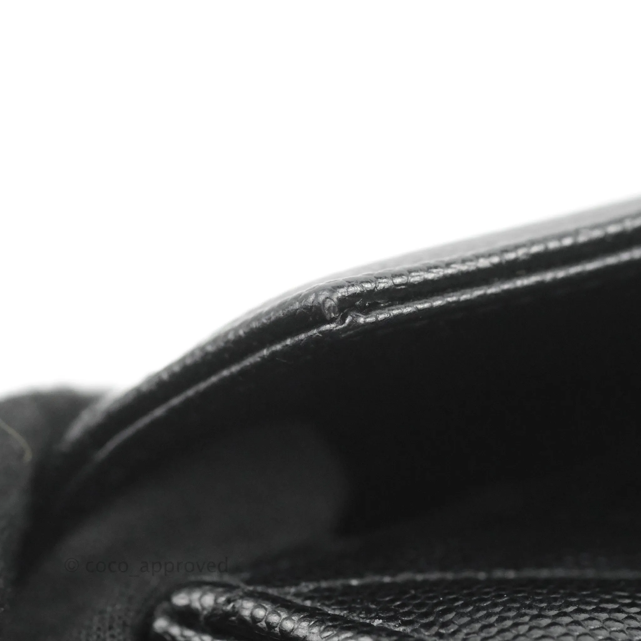 Saint Laurent Envelope Medium Black Caviar Gold Hardware