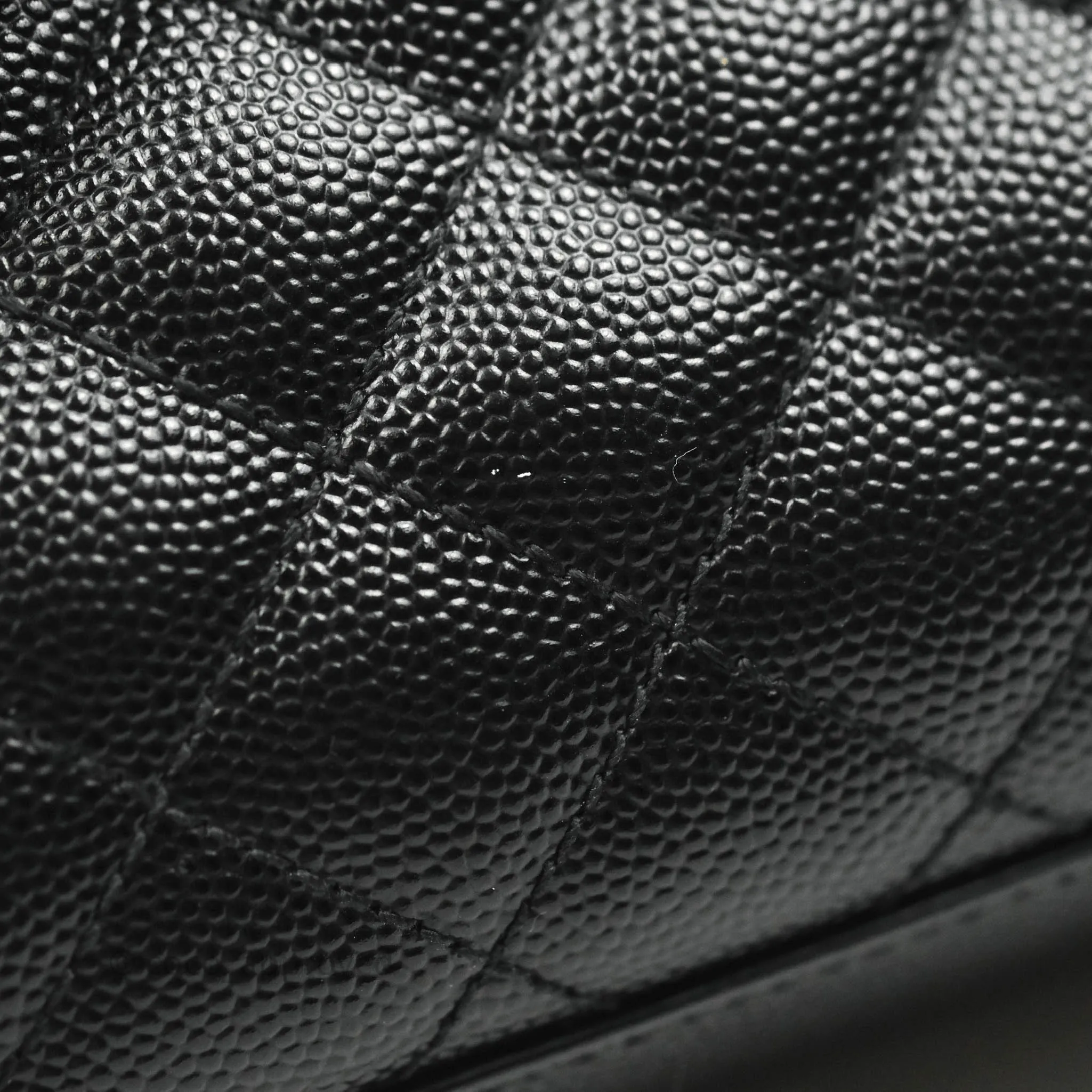 Saint Laurent Envelope Medium Black Caviar Gold Hardware